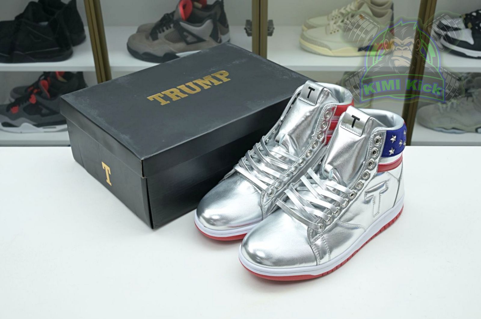 Never Surrender Trump sneakers MAGA.1
