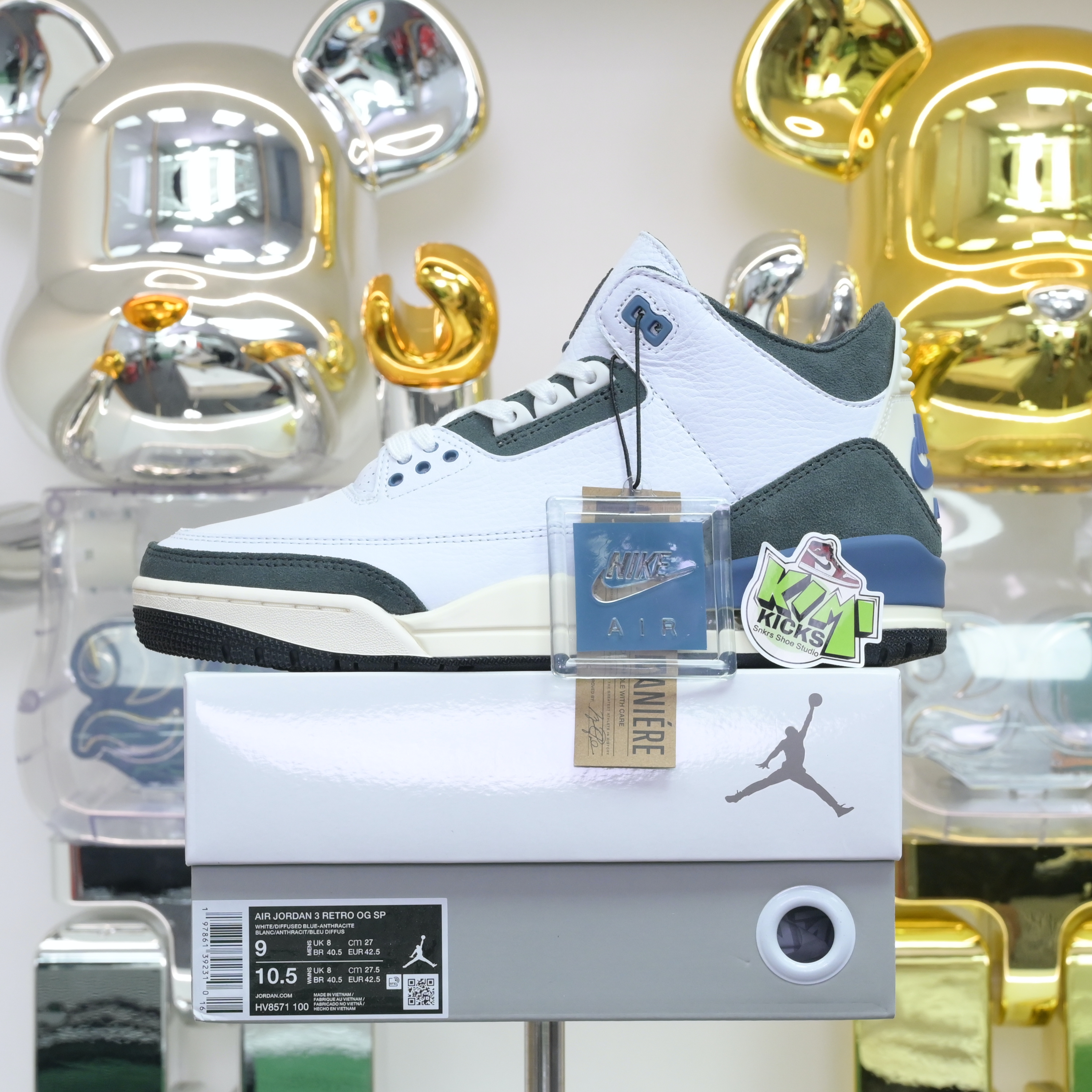 A Ma Maniére x Jordan Air Jordan3“DIFFUSED BLUE” HV8571-100