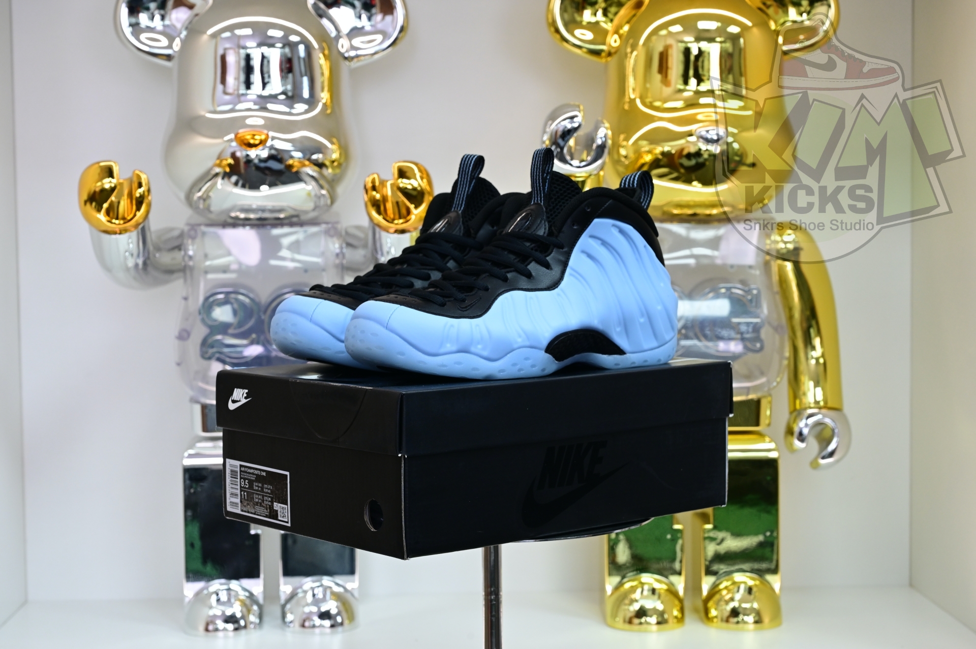 Nike Air Foamposite One 'Psychic Blue and Black'  HJ6014-400