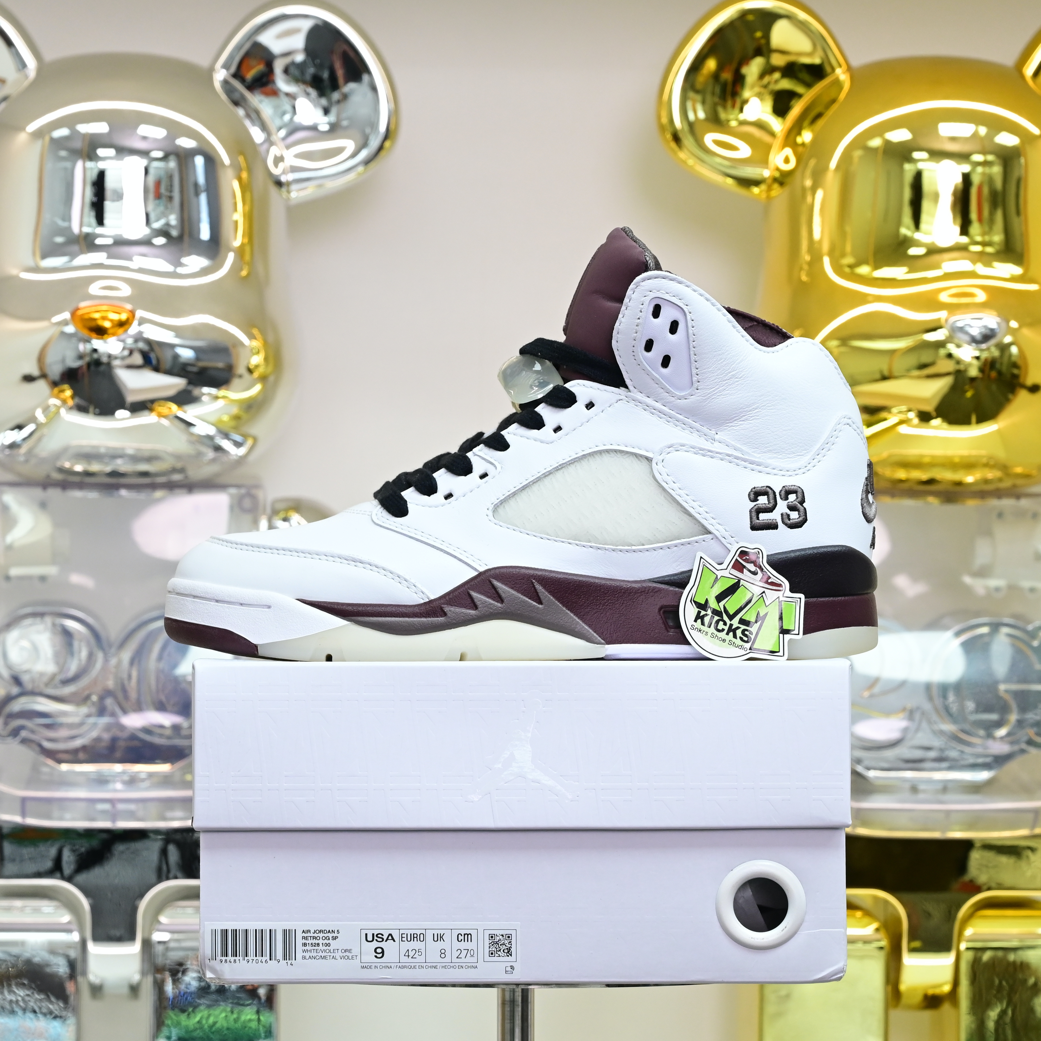 A Ma Maniére x Air Jordan 5“Burgundy Crush” IB1528-100