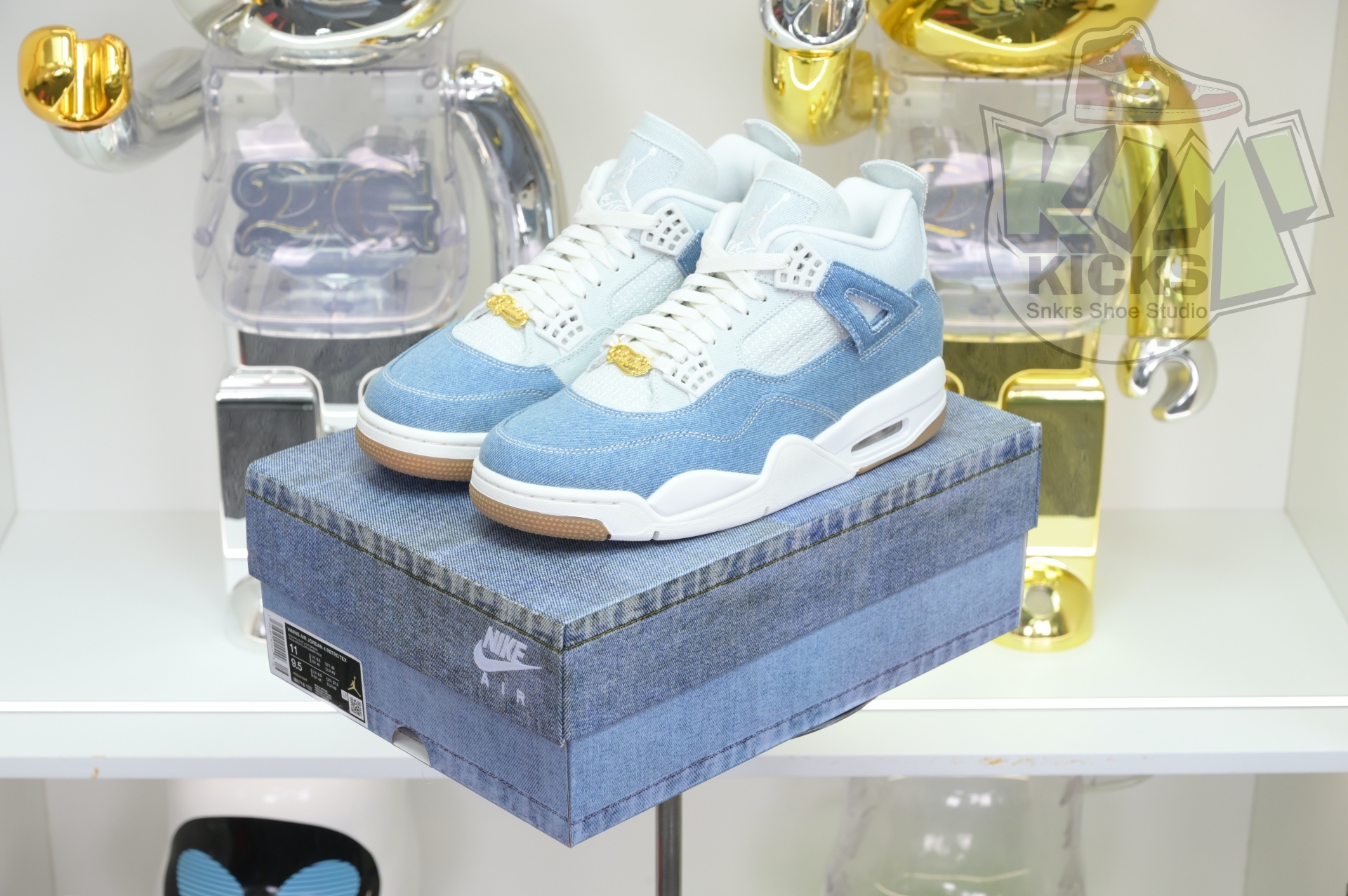 Air Jordan 4 Denim“Worn Blue” IB6716-100