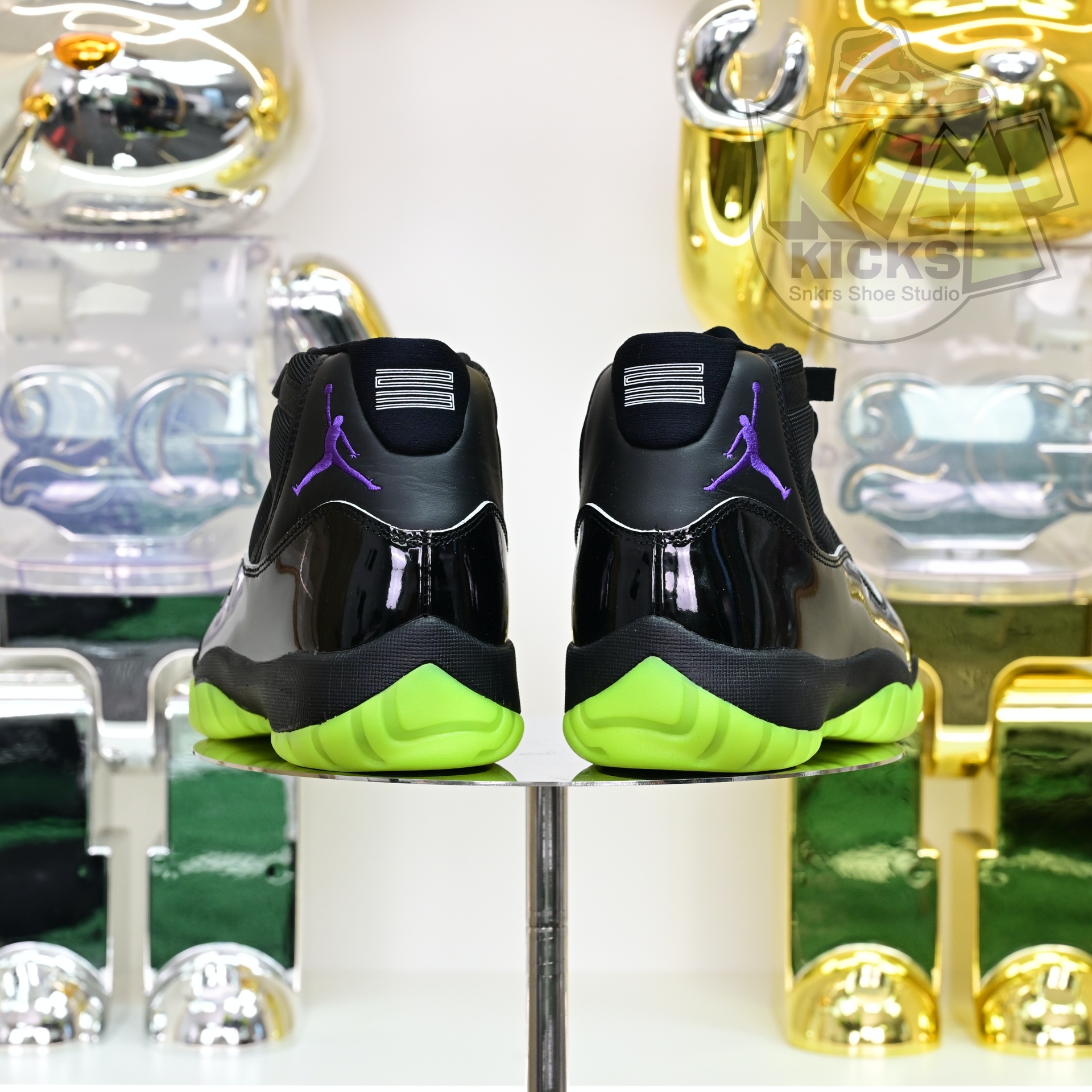 Air Jordan 11 GS Black/Barely Volt   CT8012-003