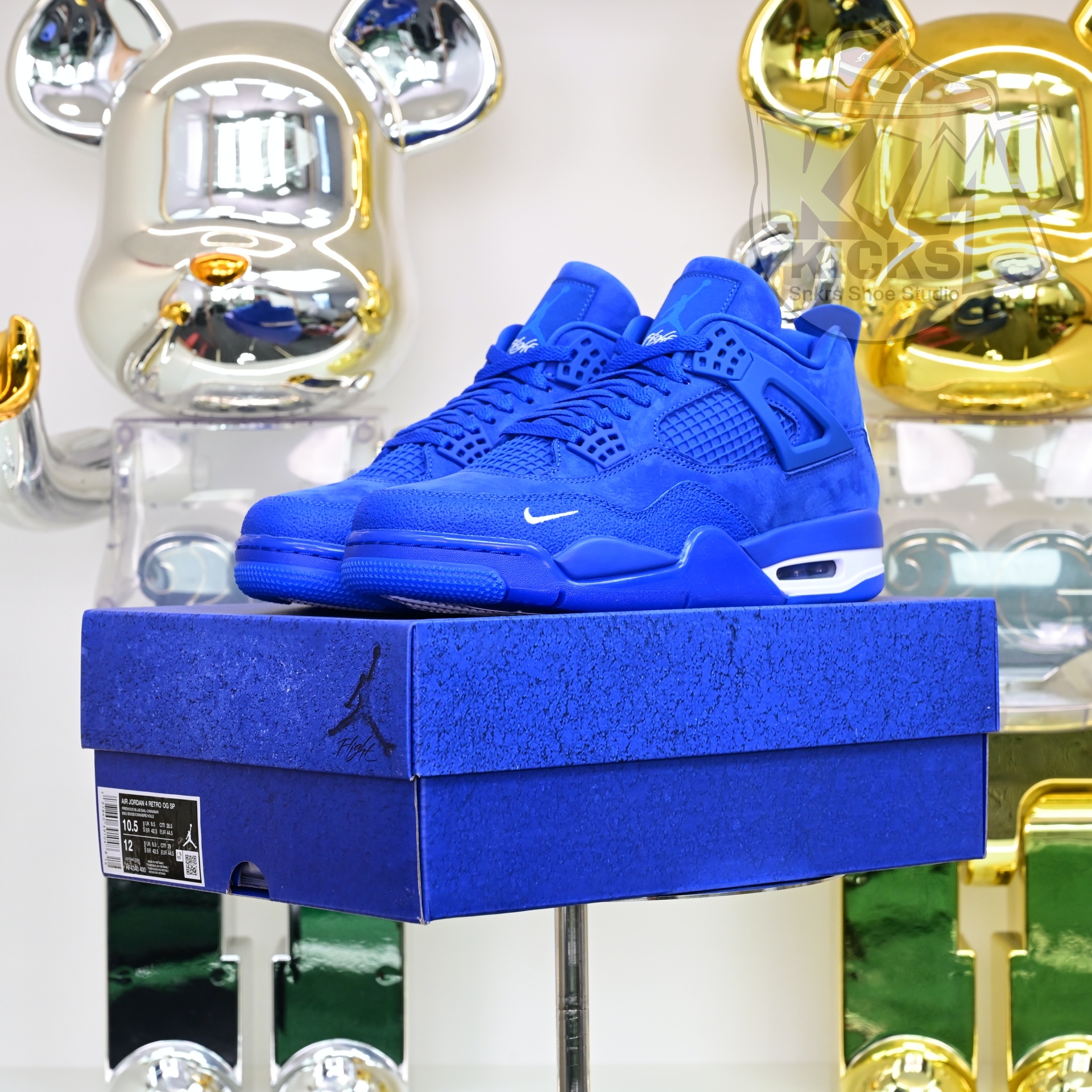 AIR JORDAN 4 RETRO OG SPIREWOOD BLUE SANL   HF4340-400