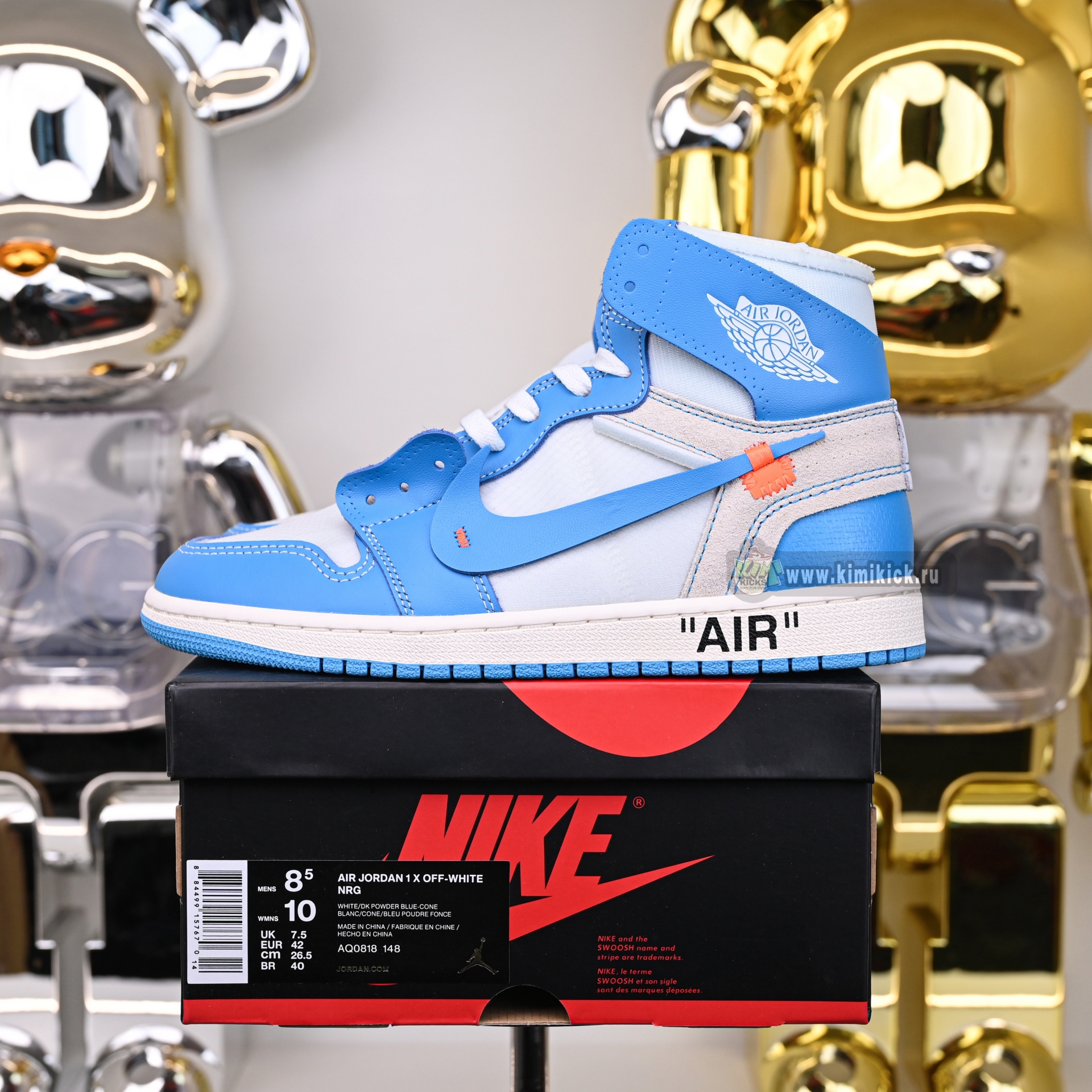 OFF-WHITE X AIR JORDAN 1 RETRO HIGH OG 'UNC'