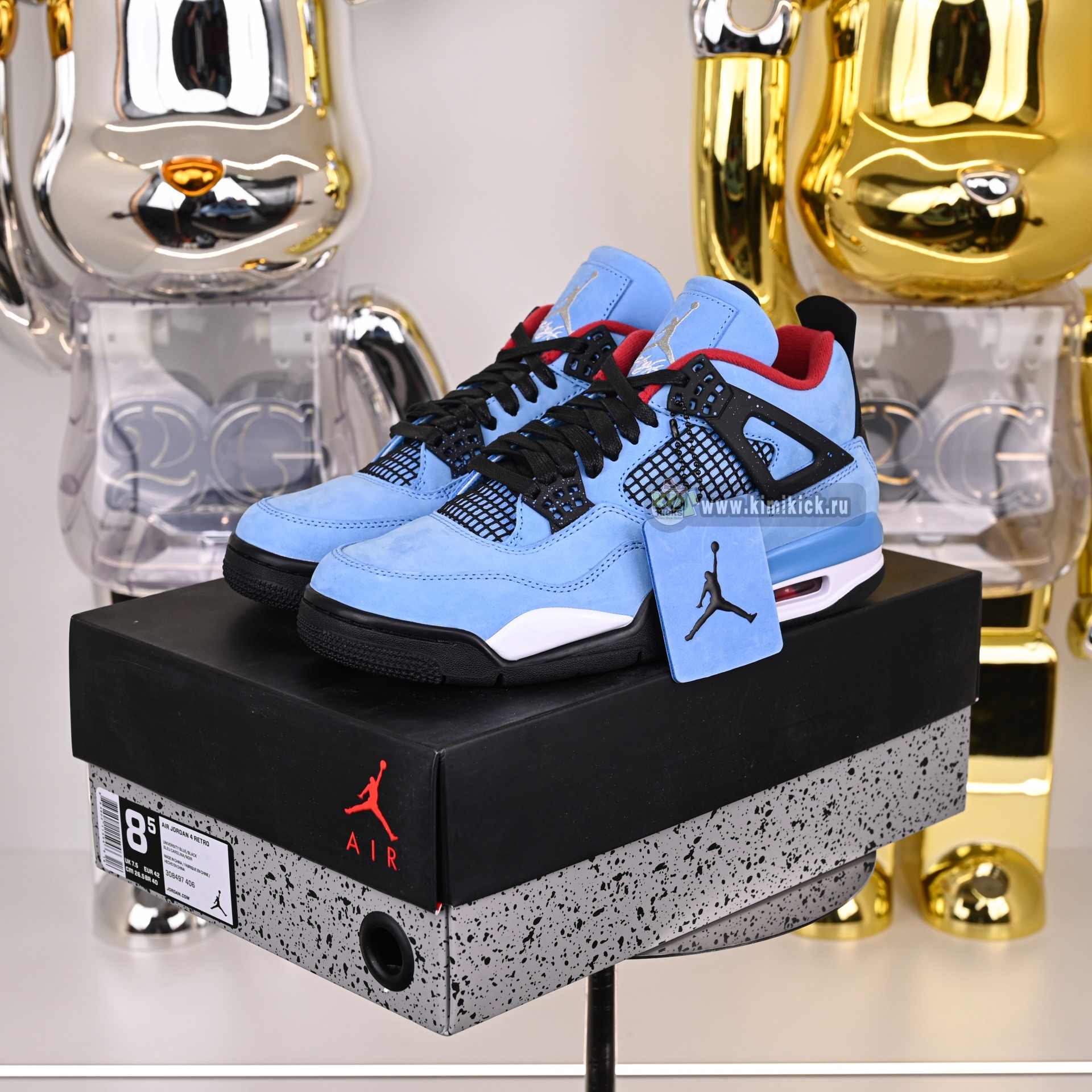 TRAVIS SCOTT X AIR JORDAN 4 RETRO 'CACTUS JACK' FRIENDS & FAMILY 308497-406