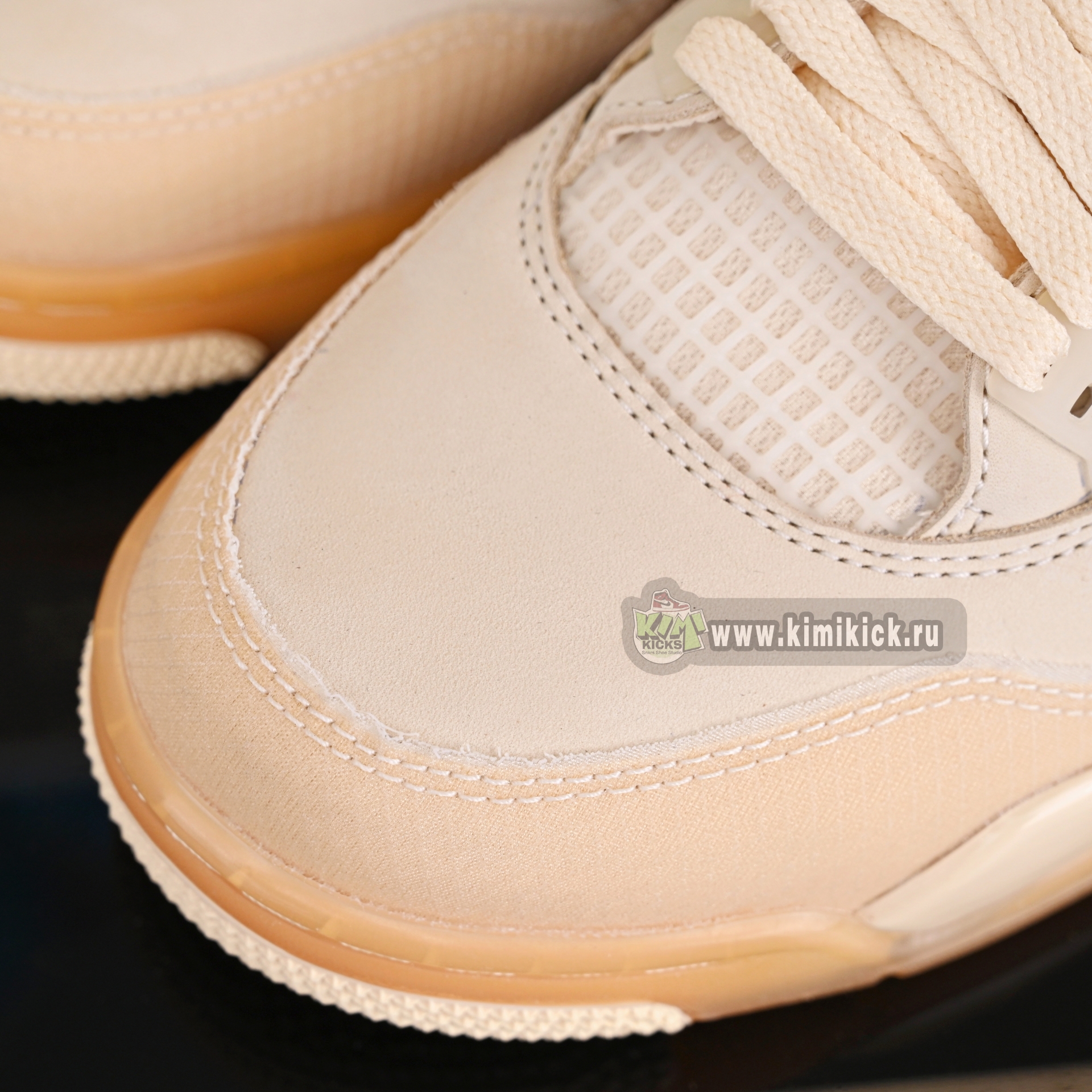 AIR JORDAN OFF-WHITE X WMNS AIR JORDAN 4 SP 'SAIL' CV9388-100