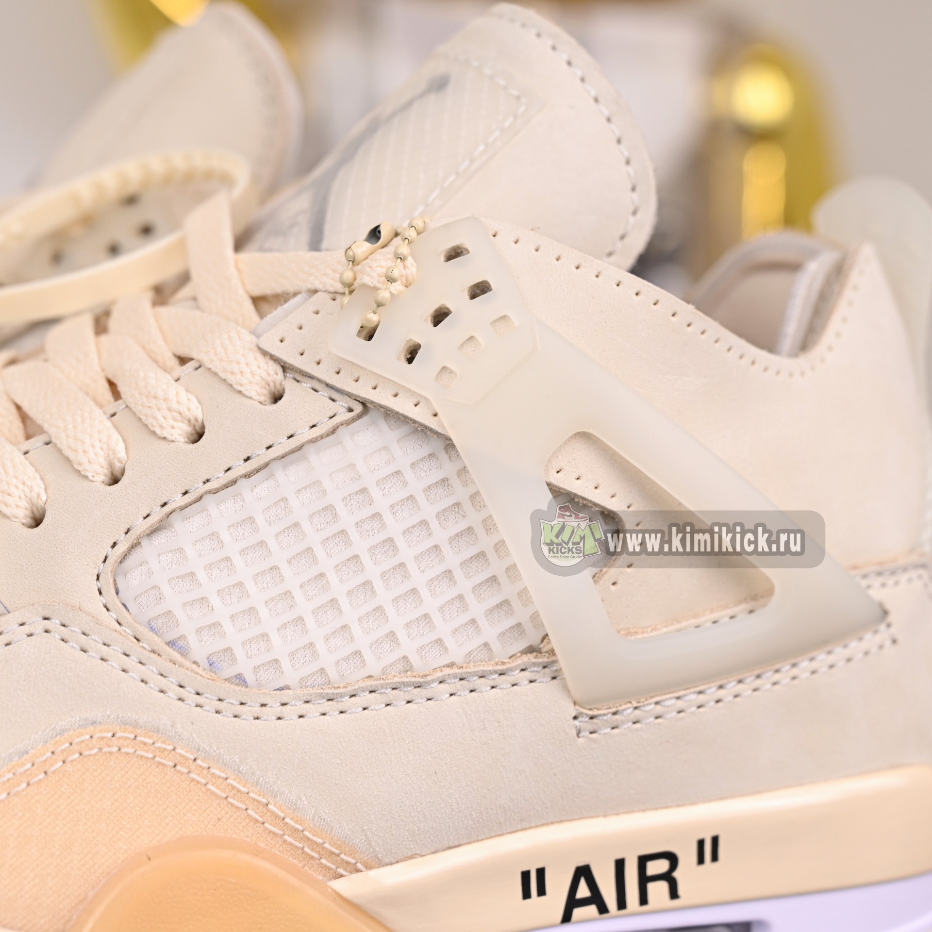 AIR JORDAN OFF-WHITE X WMNS AIR JORDAN 4 SP 'SAIL' CV9388-100