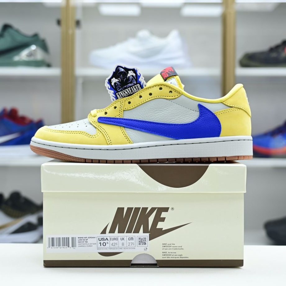 Travis Scott x Jordan Air Jordan 1 Low Canary