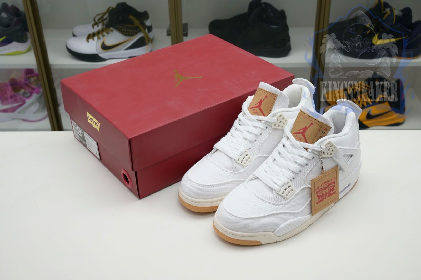 Jordan Air Jordan 4 levis white (levis tag)