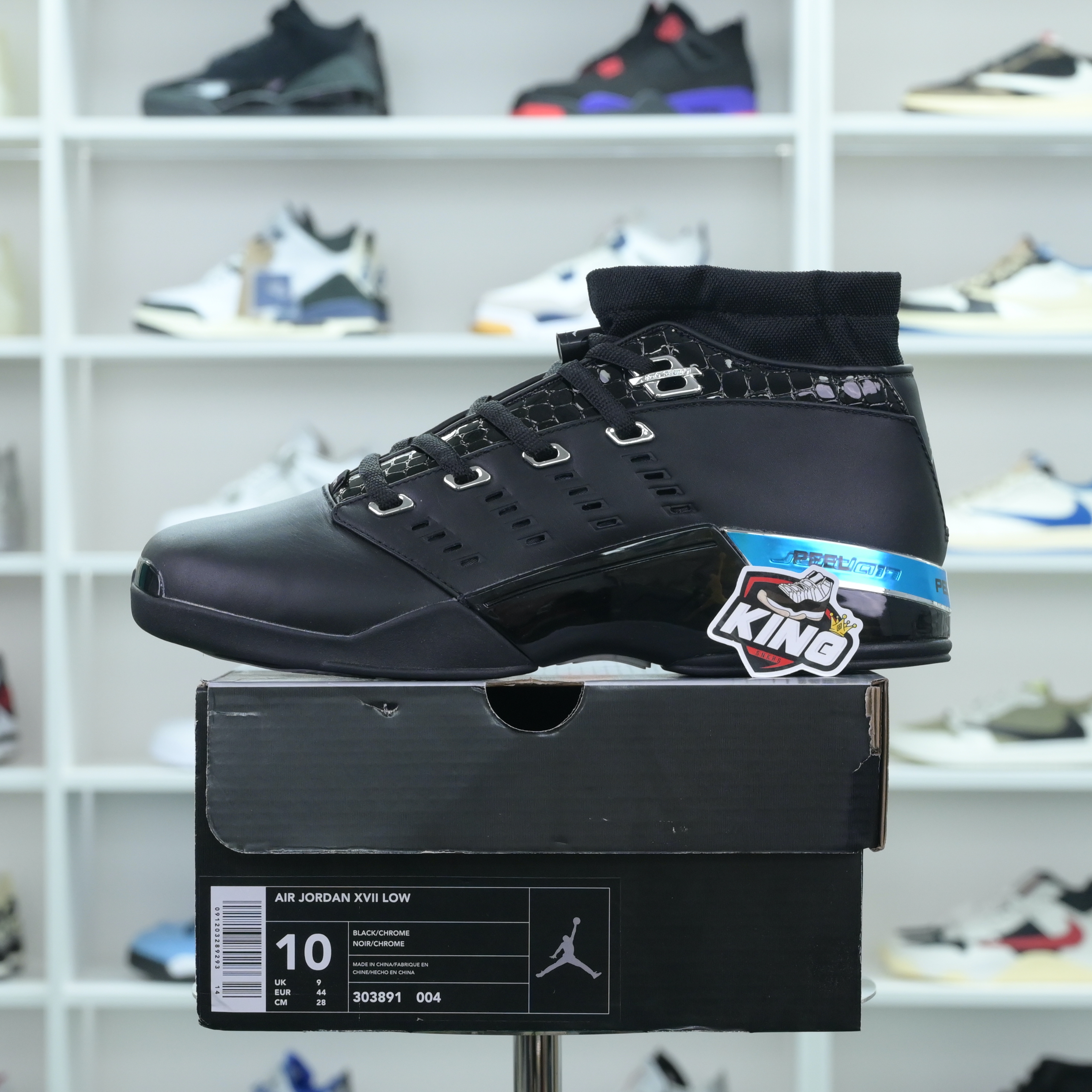 Jordan Air Jordan 17 OG Low Black Chrome