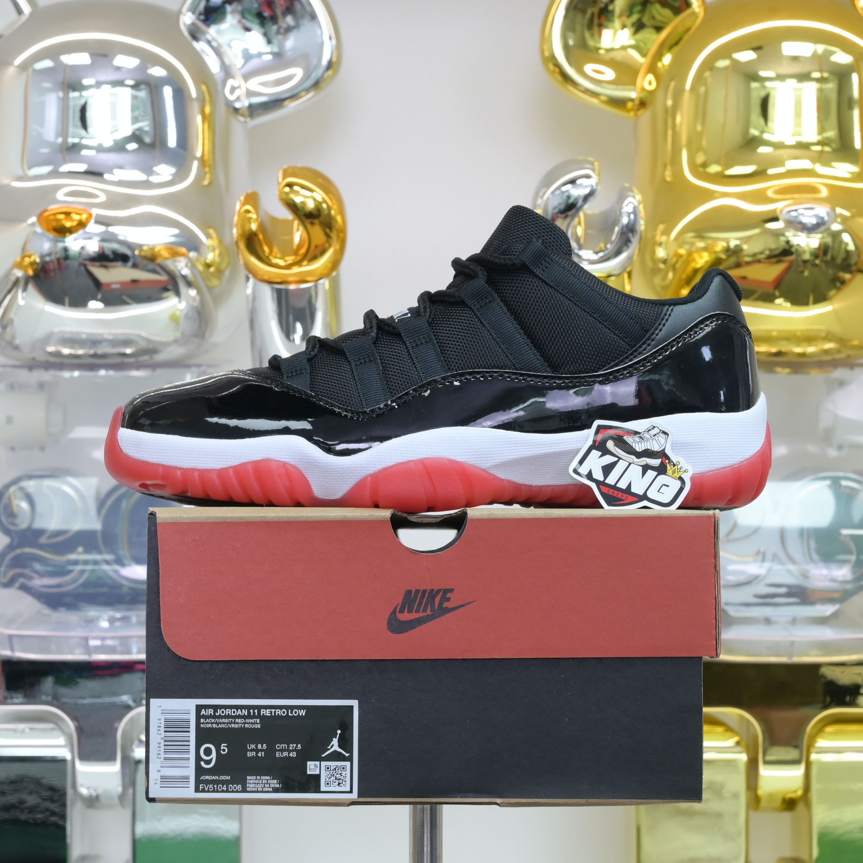 Air Jordan 11 Low“Bred” FV5104-006