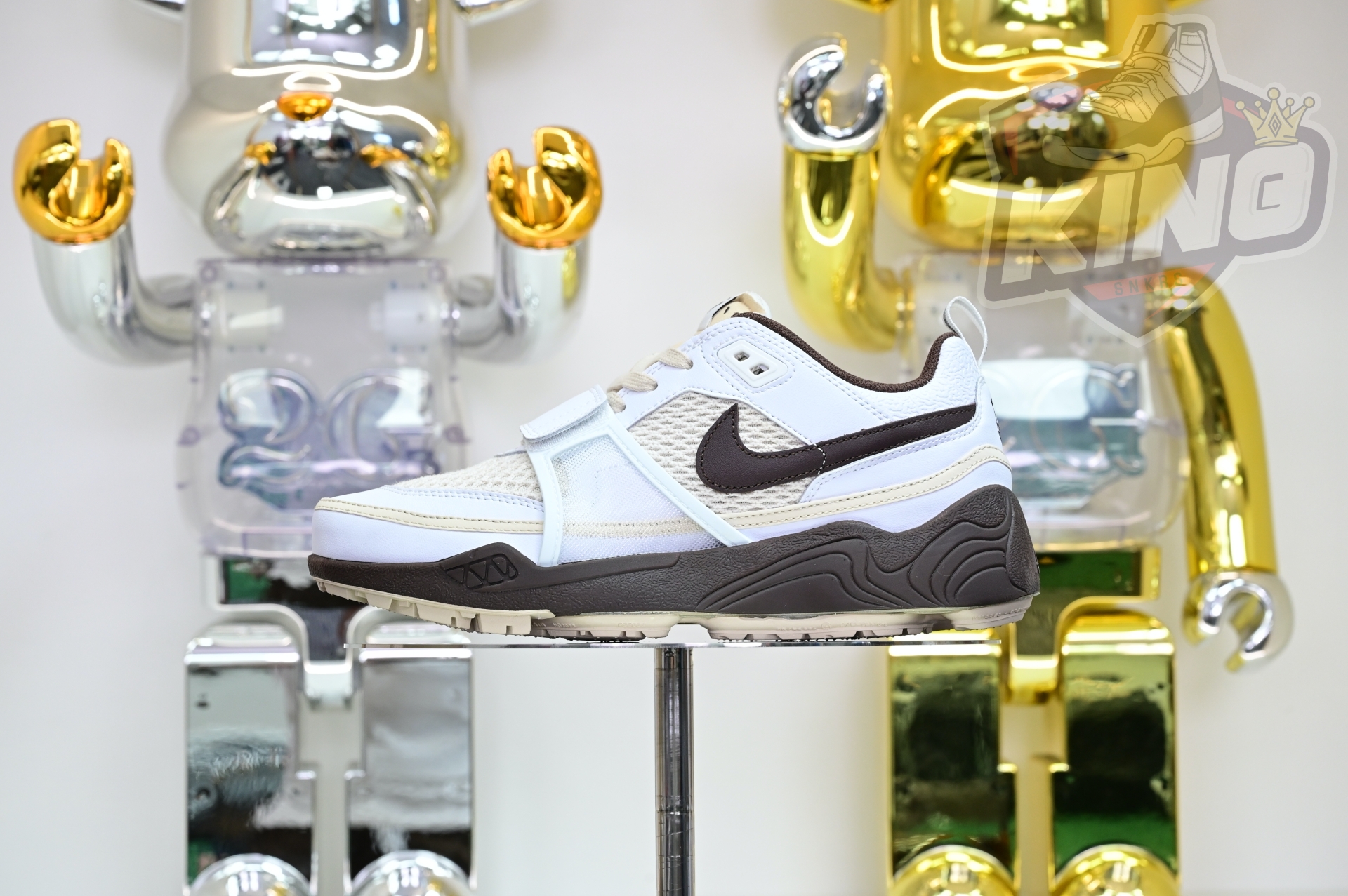 Travis Scott x Nike ZOOM Field JAXX“White/ Light Chocolate”HQ3073-100
