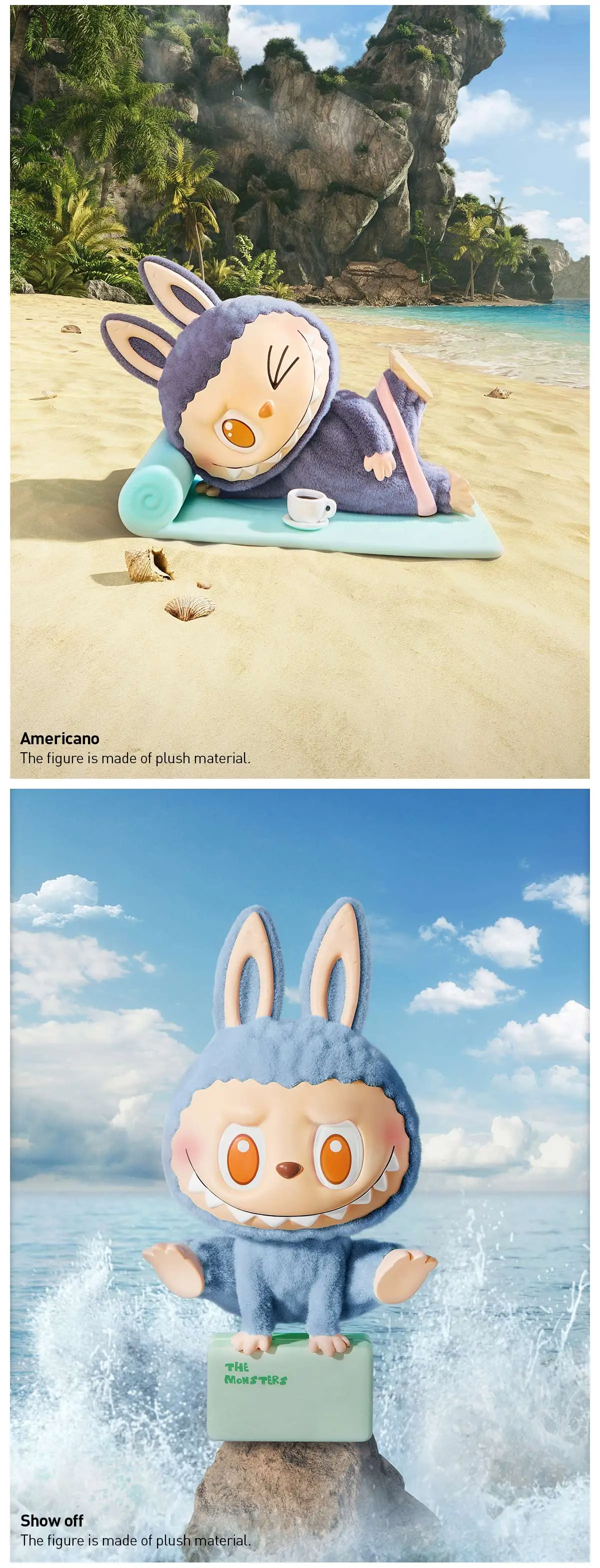 THE MONSTERS Lazy Yoga Series Figures