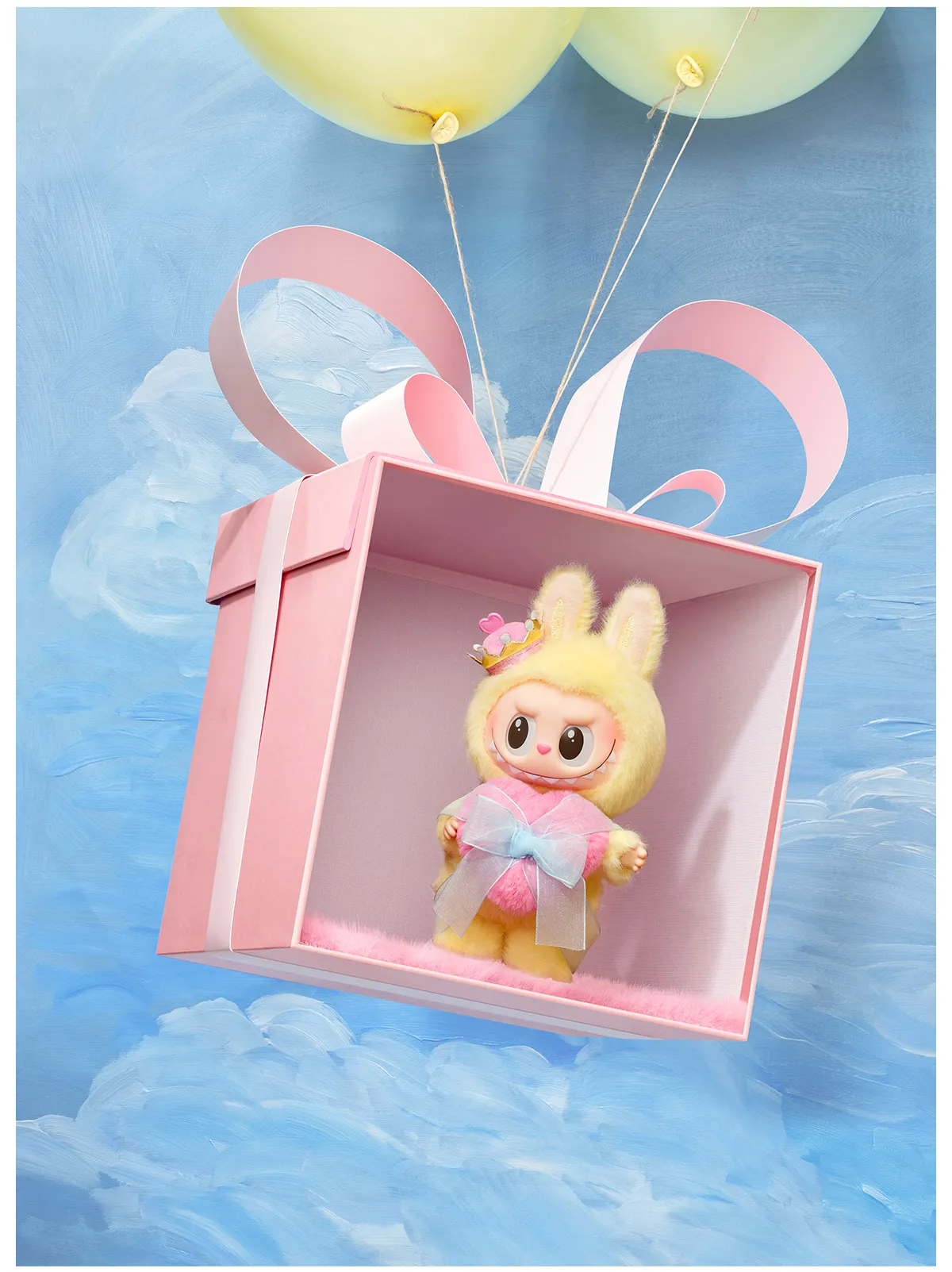 The Monsters Labubu Let's Checkmate Series Vinyl Plush Hanging Card