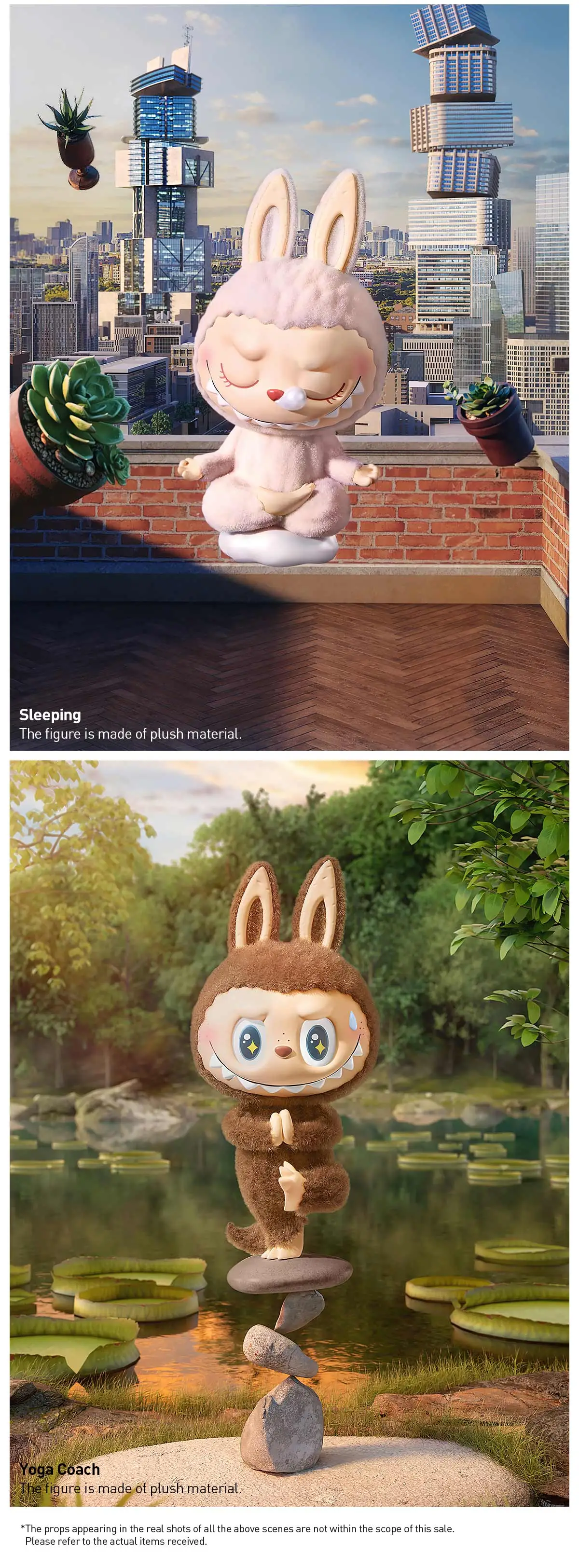 THE MONSTERS Lazy Yoga Series Figures