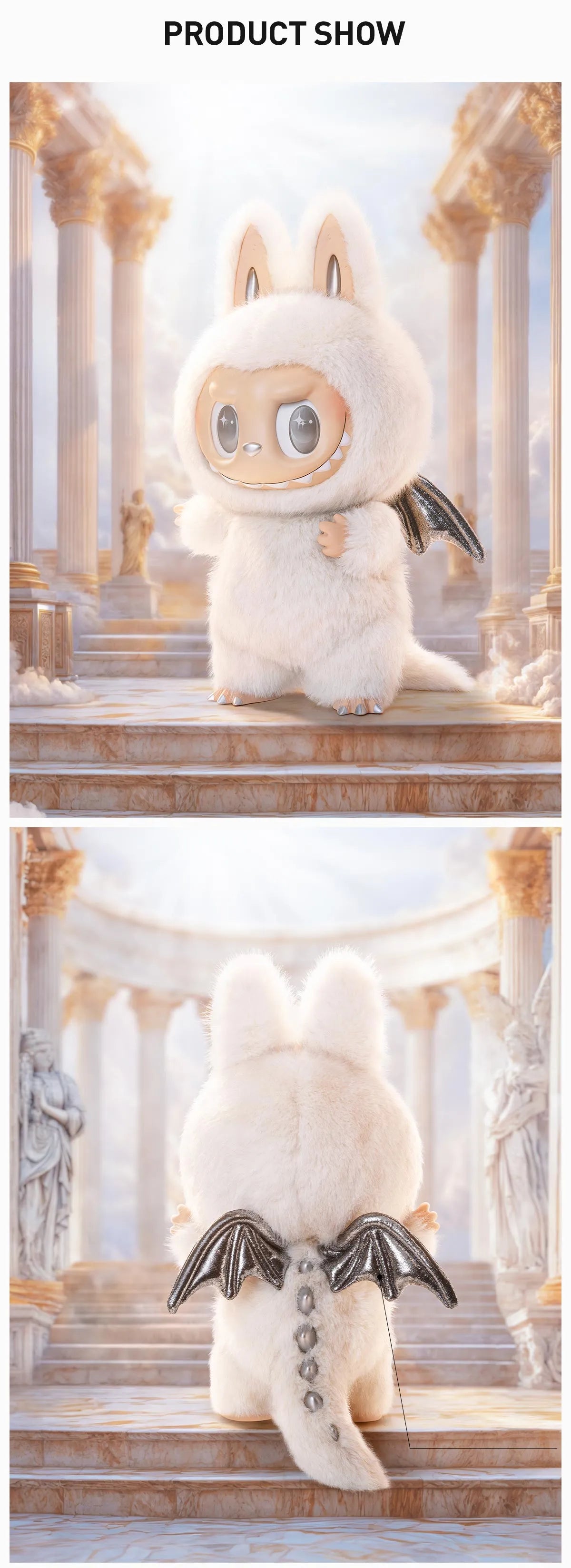 ZIMOMO THE MONSTERS V2-ANGEL IN CLOUDS Vinyl Face Doll