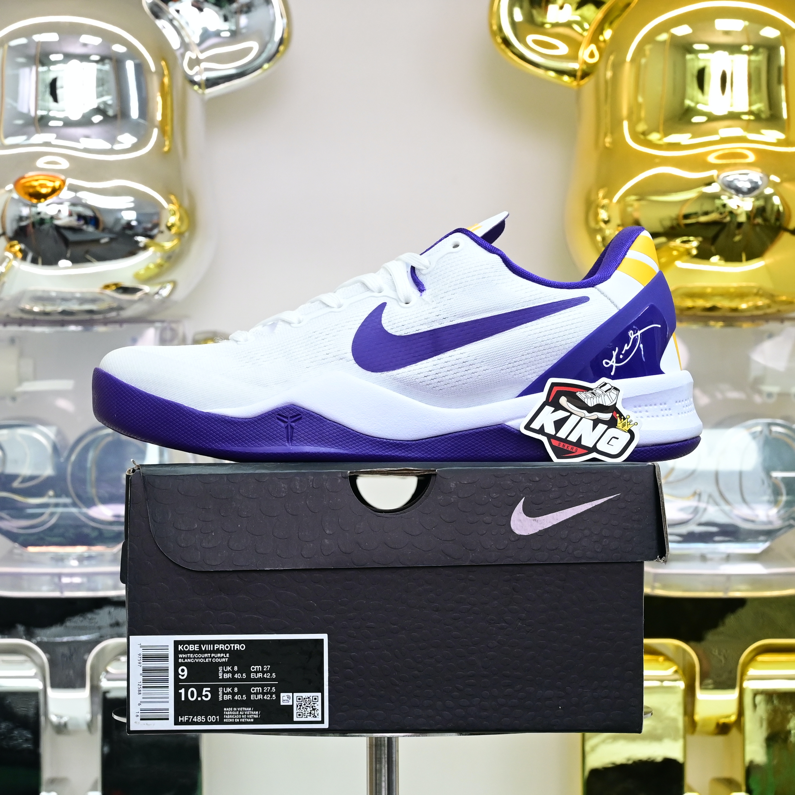Nike Zoom Kobe 8 PROTROBTANC COURT PURPLE    HF7485 001