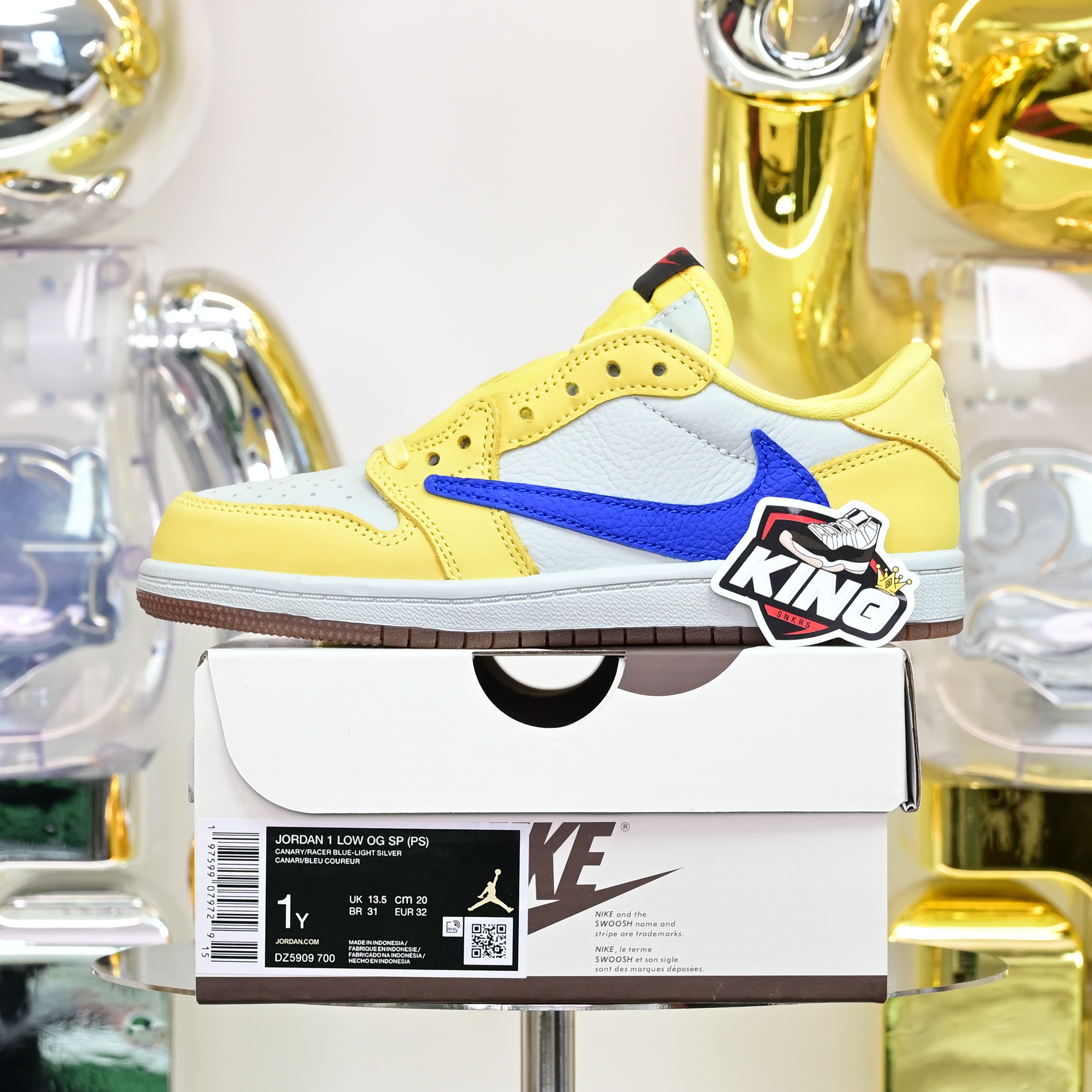 Kids Shoes Travis Scott x Air Jordan 1 Retro Low OG DZ5909-700