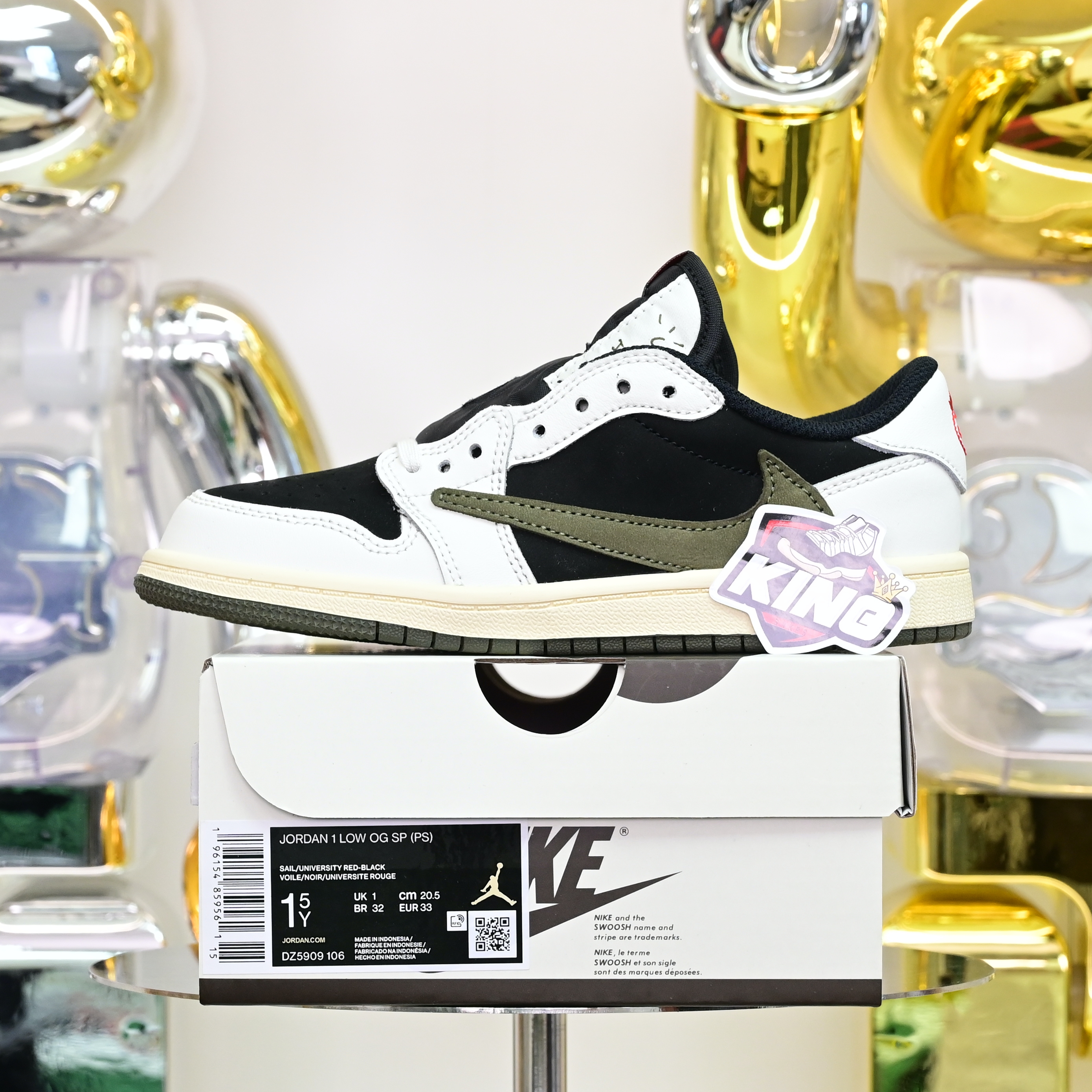 Kids Shoes Travis Scott x Air Jordan 1 Low OG