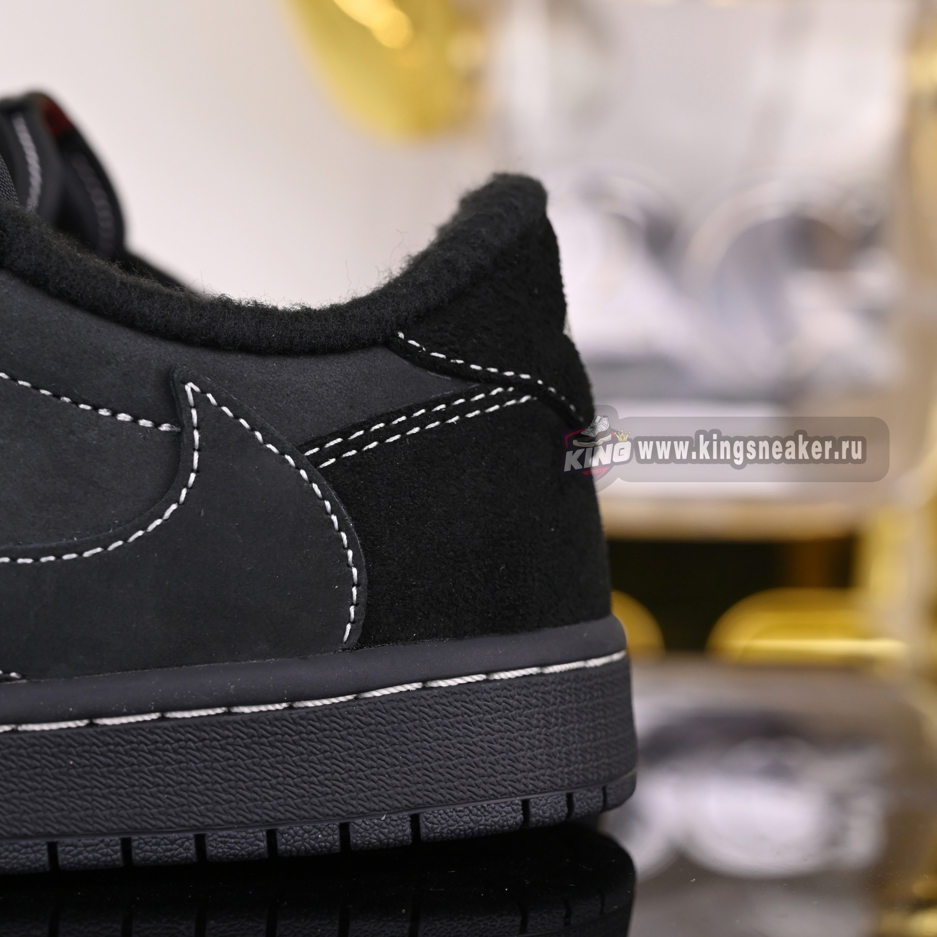 TRAVIS SCOTT X NIKE AIR JORDAN 1 LOW OG “BLACK/PHANTOM” DM7866-001