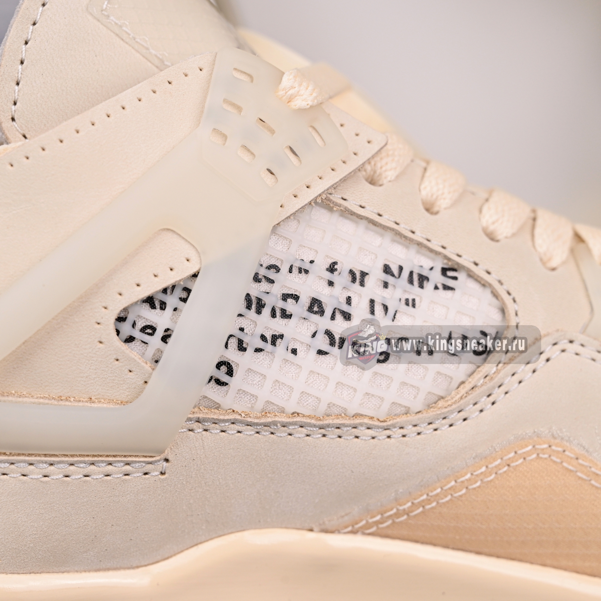 AIR JORDAN OFF-WHITE X WMNS AIR JORDAN 4 SP 'SAIL' CV9388-100