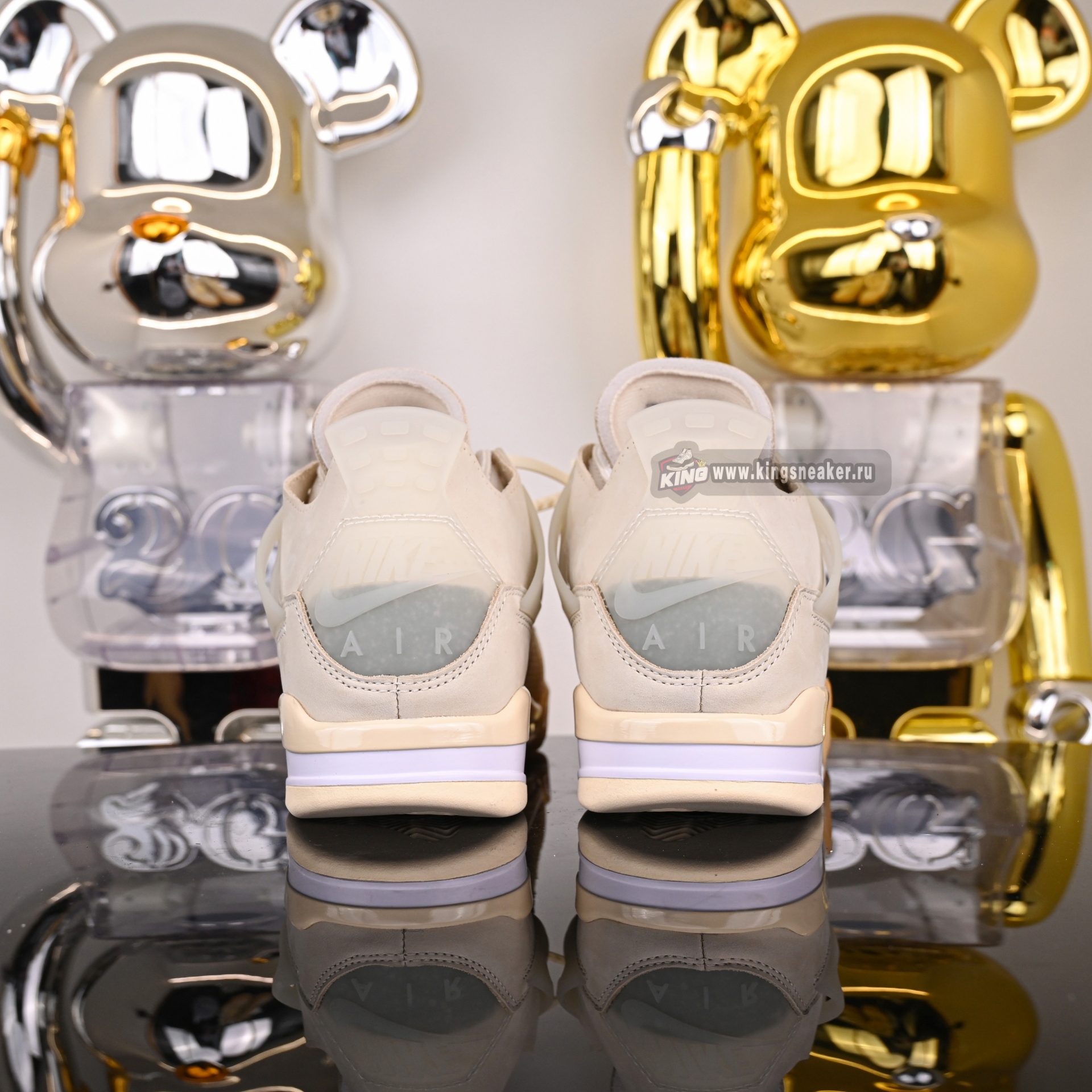 AIR JORDAN OFF-WHITE X WMNS AIR JORDAN 4 SP 'SAIL' CV9388-100