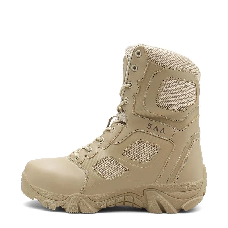 High Quality Military Leather Outdoor Shoes Boots