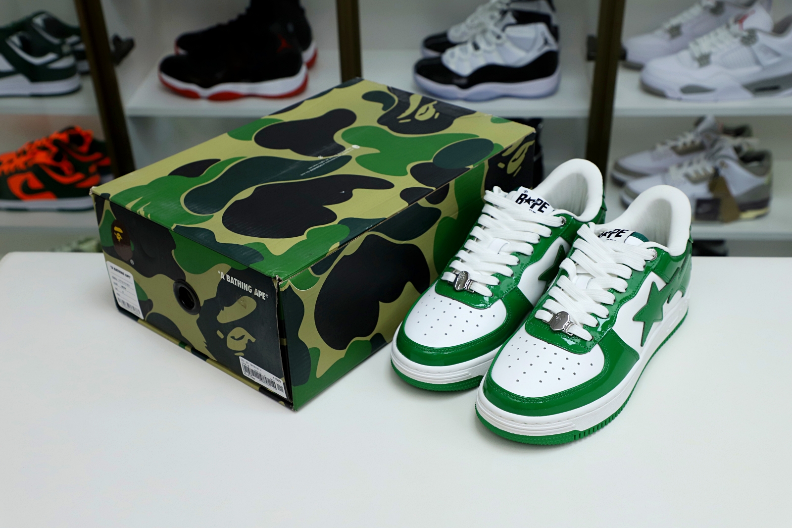 BAPE BAPESTA 'GREEN'