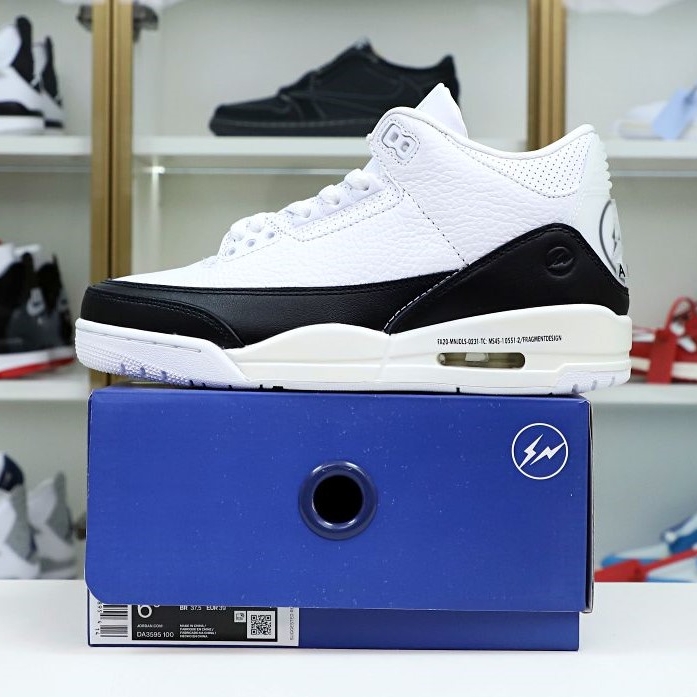 FRAGMENT DESIGN X AIR JORDAN 3 RETRO SP 'WHITE'