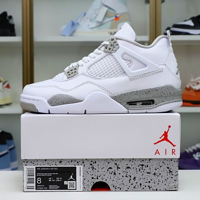 AIR JORDAN 4 RETRO 'WHITE OREO'