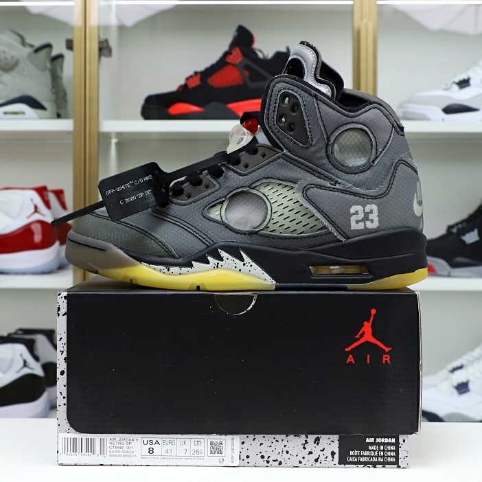 OFF-WHITE X AIR JORDAN 5 RETRO SP 'MUSLIN'