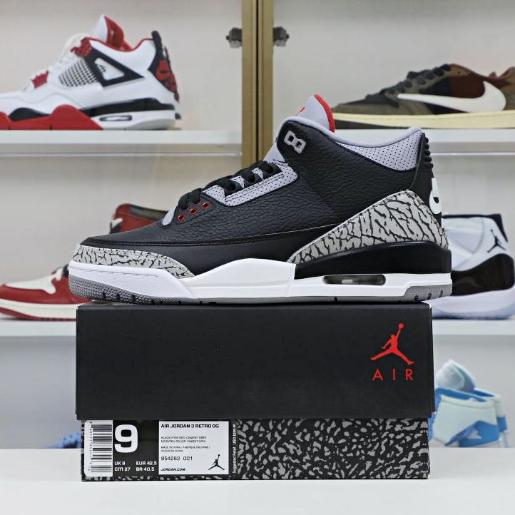 Jordan Air Jordan 3 retro blackcement 2018(854262-001)
