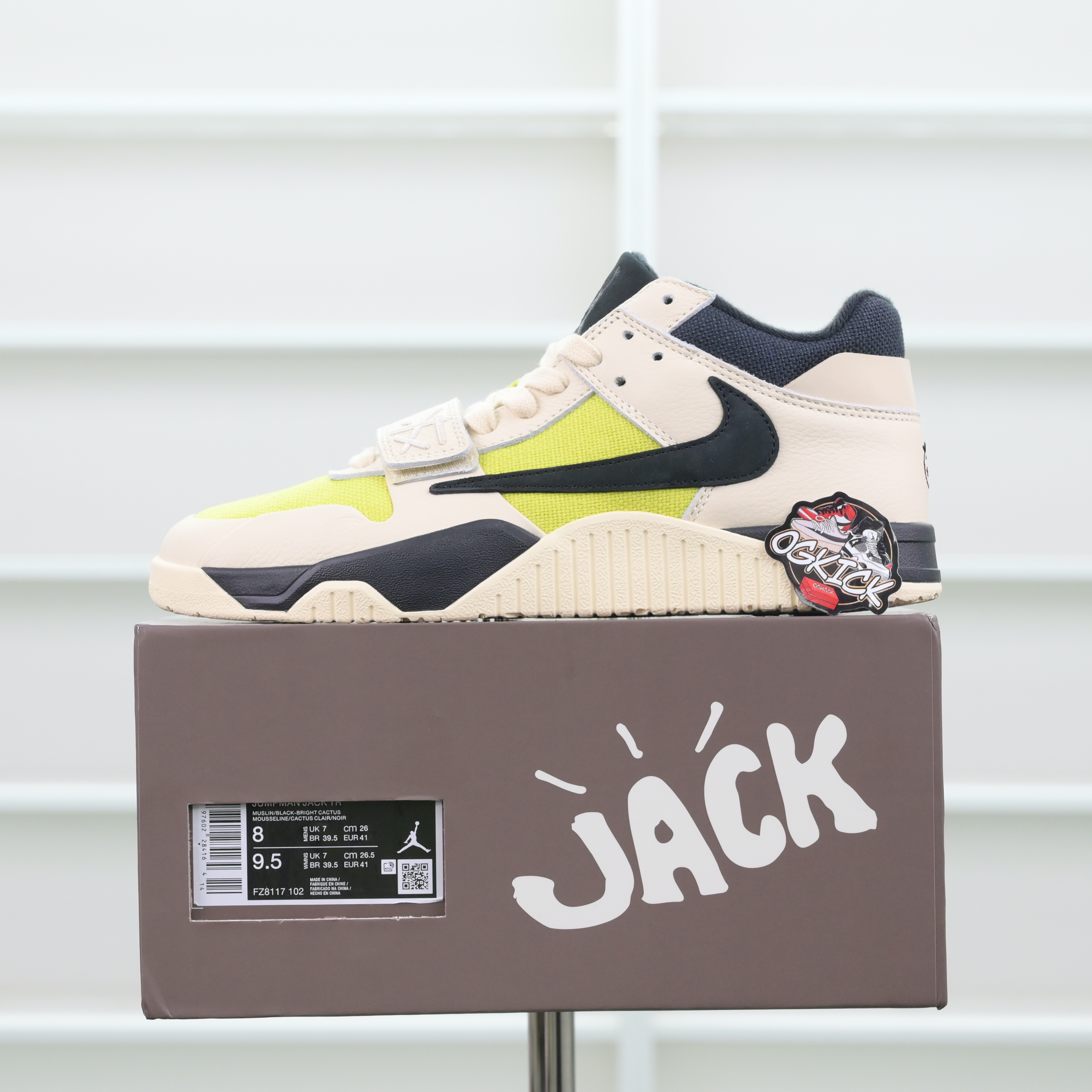 Travis Scottx Jordan Jumpman Jack TR“Bright Cactus”  FZ8117-102