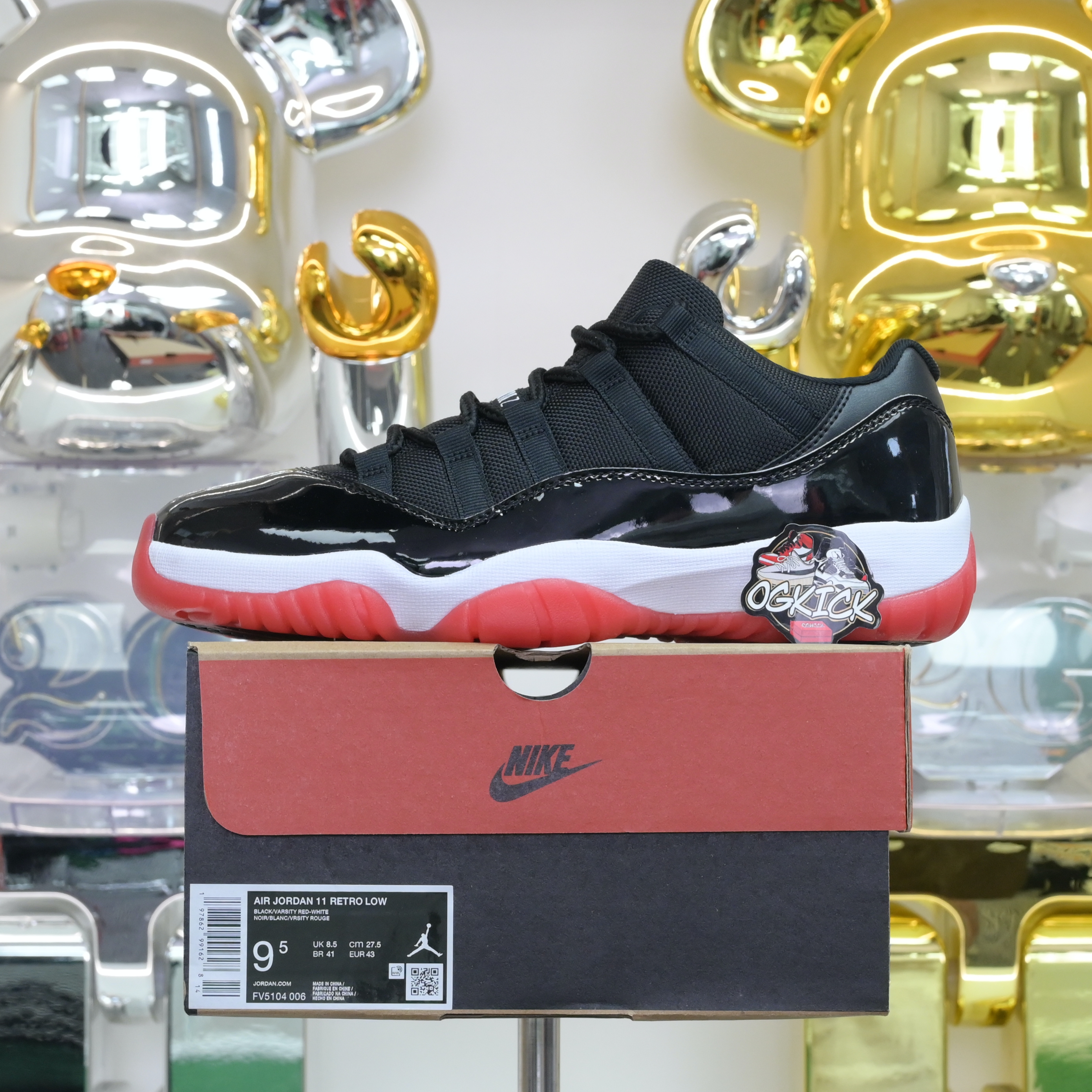Air Jordan 11 Low“Bred” FV5104-006