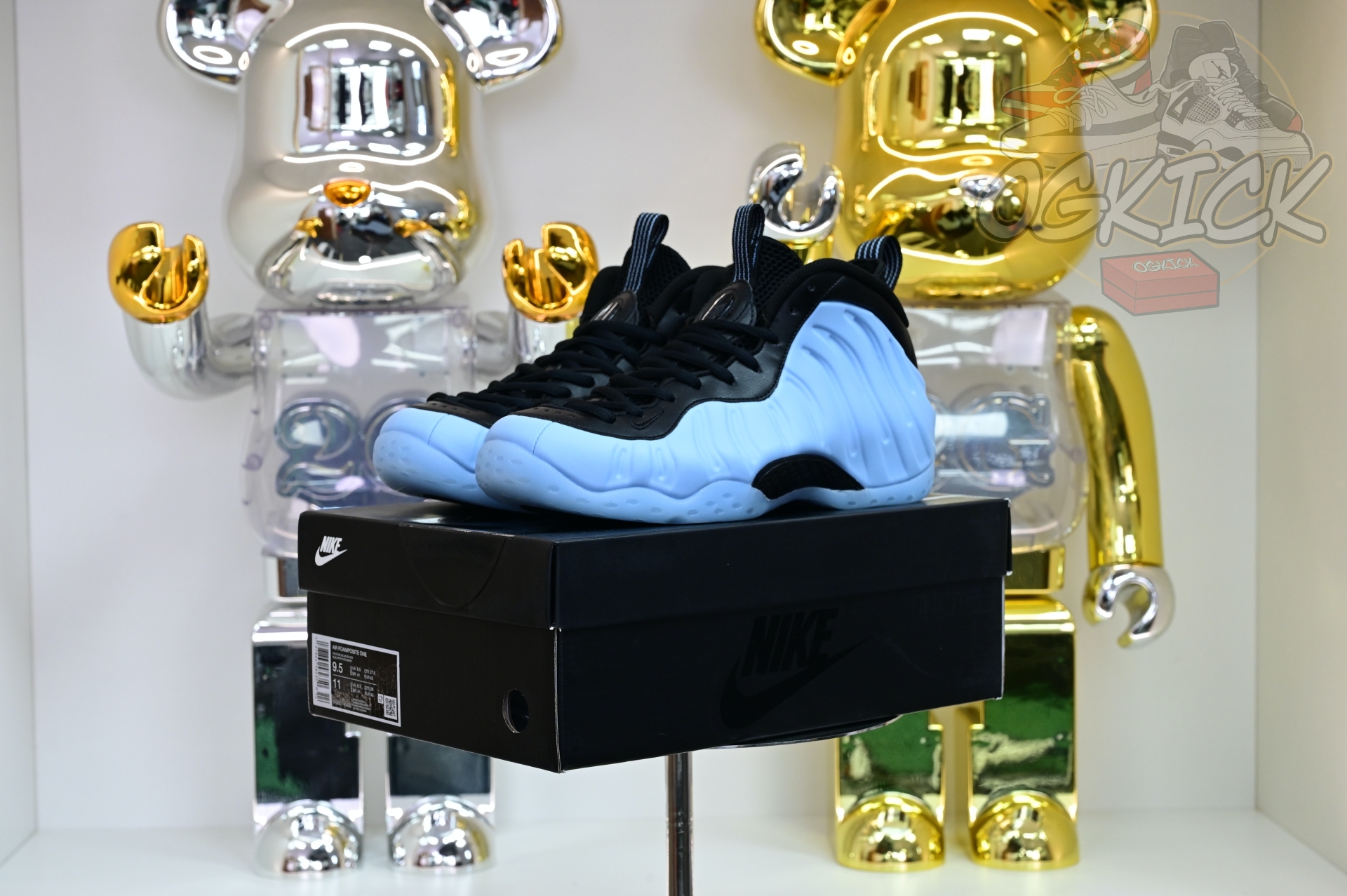Nike Air Foamposite One 'Psychic Blue and Black'  HJ6014-400