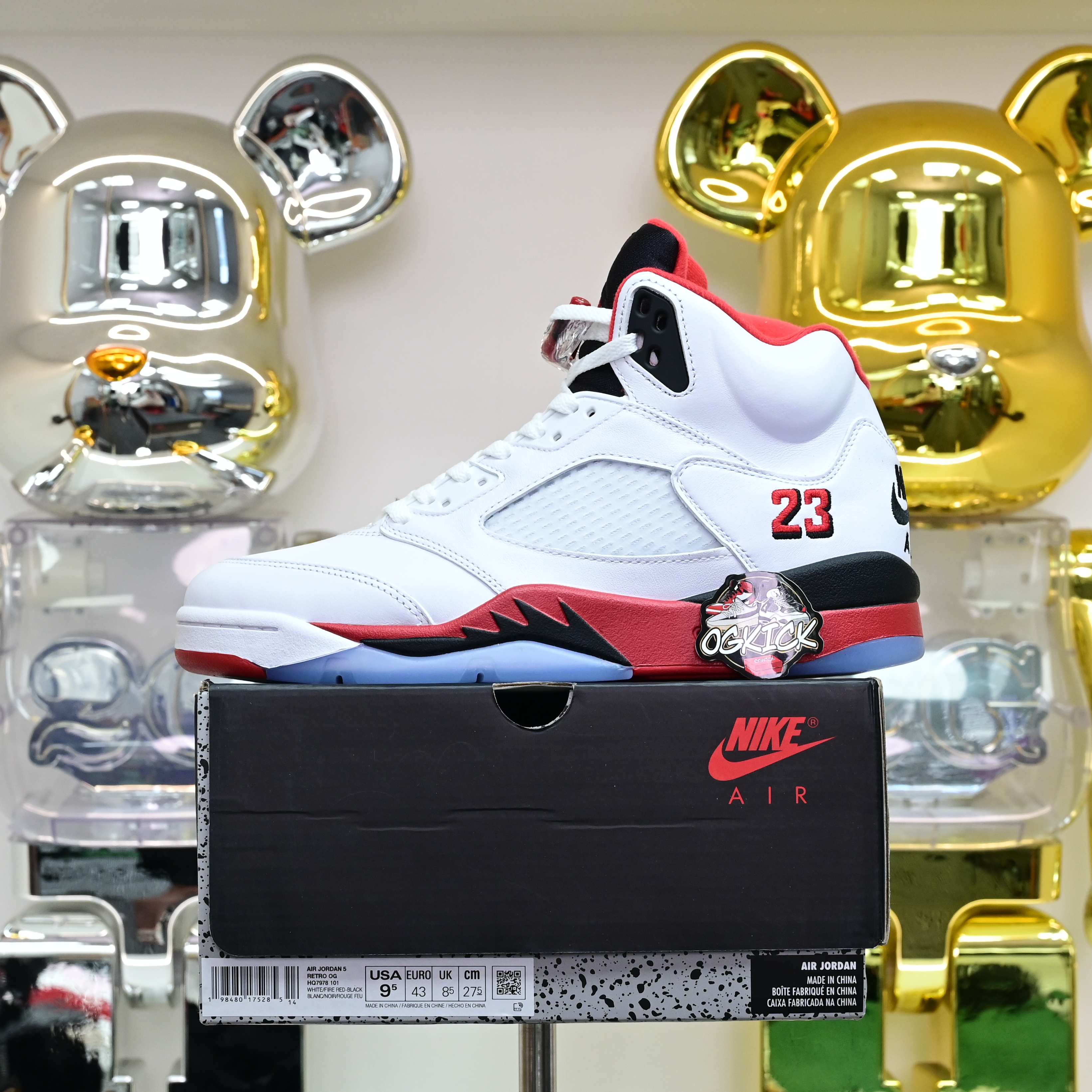 Air Jordan 5 Fire Red“Black Tongue”  HQ7978-101