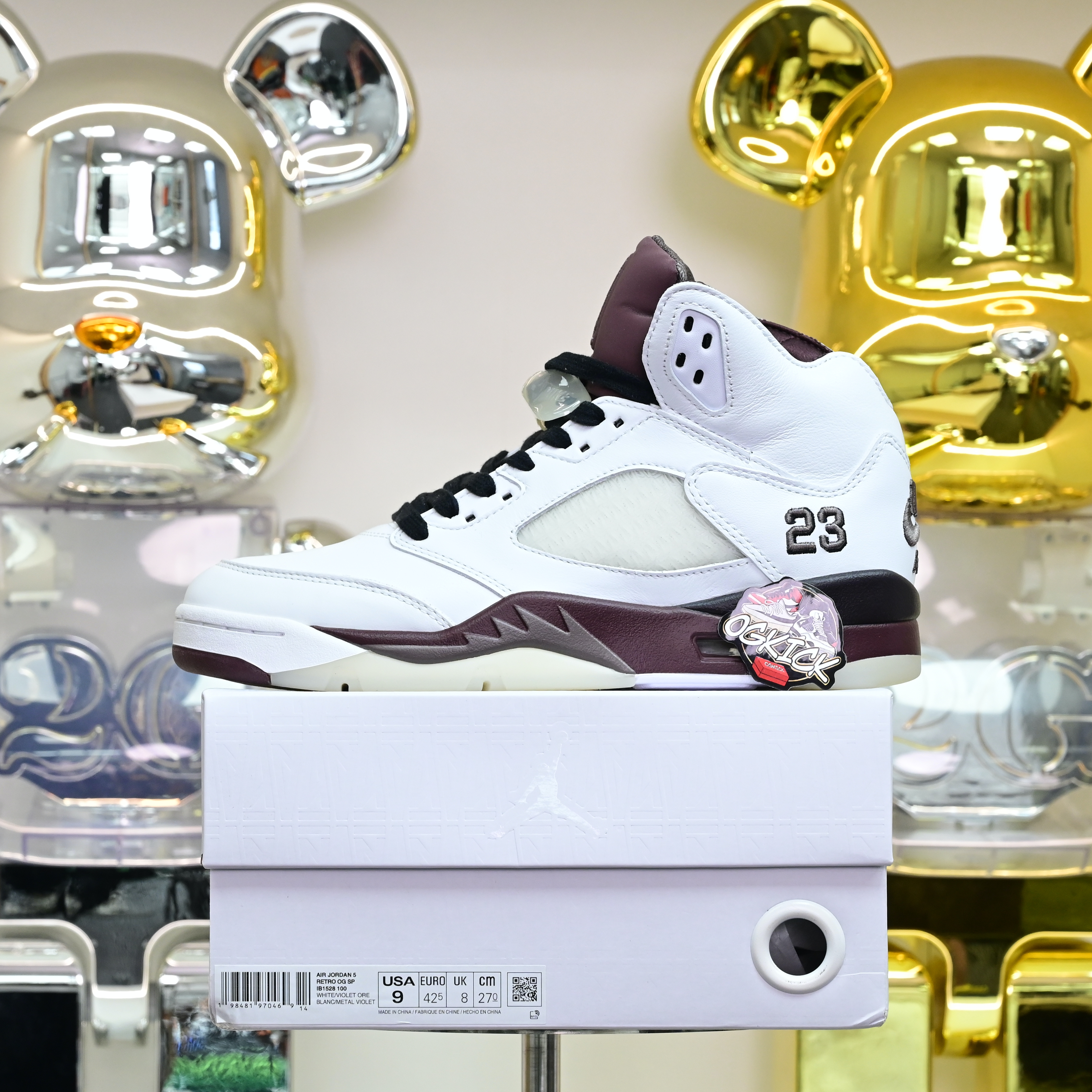 A Ma Maniére x  Air Jordan 5“Burgundy Crush” IB1528-100