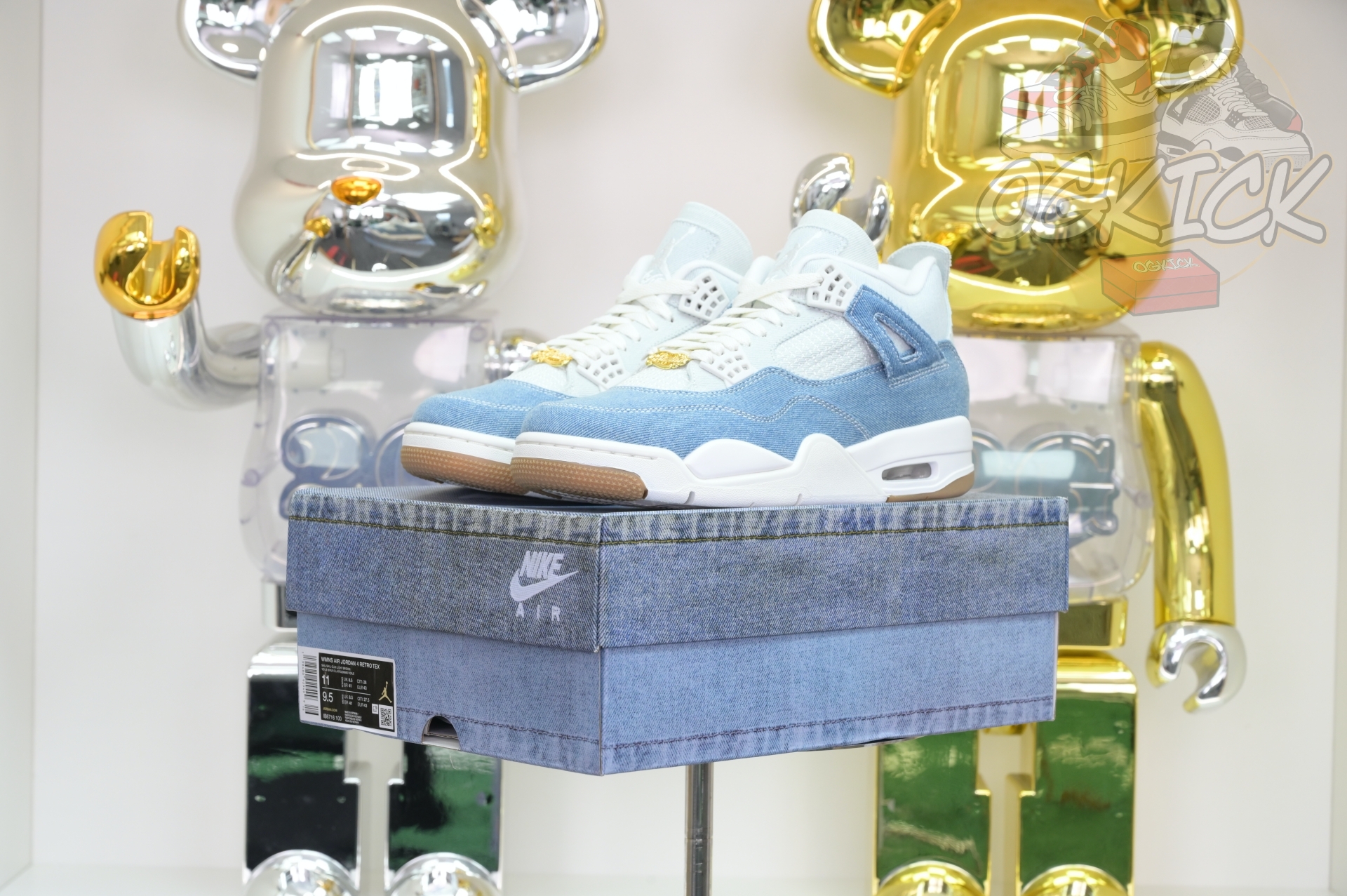 Air Jordan 4 Denim“Worn Blue” IB6716-100