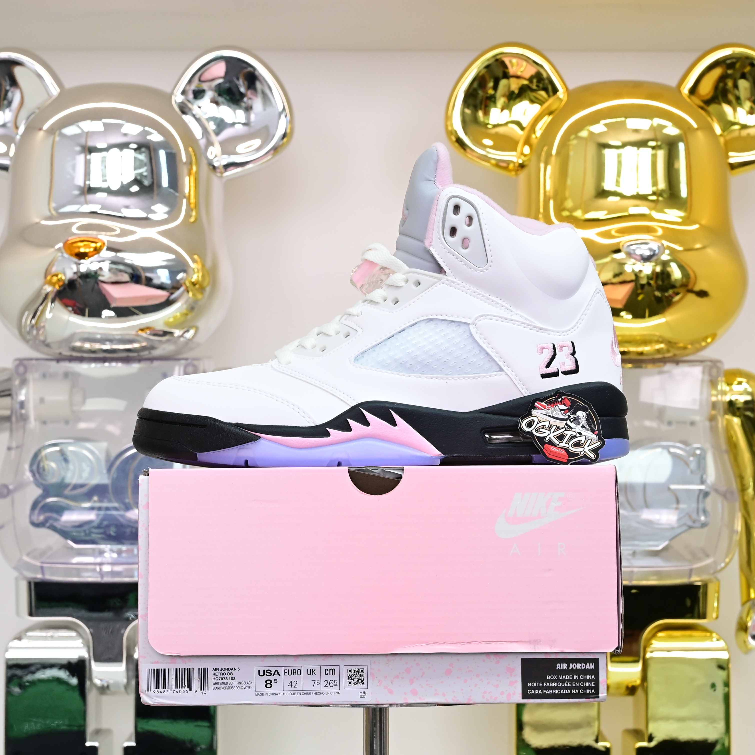 Air Jordan 5“Medium Soft Pink” HQ7978-102