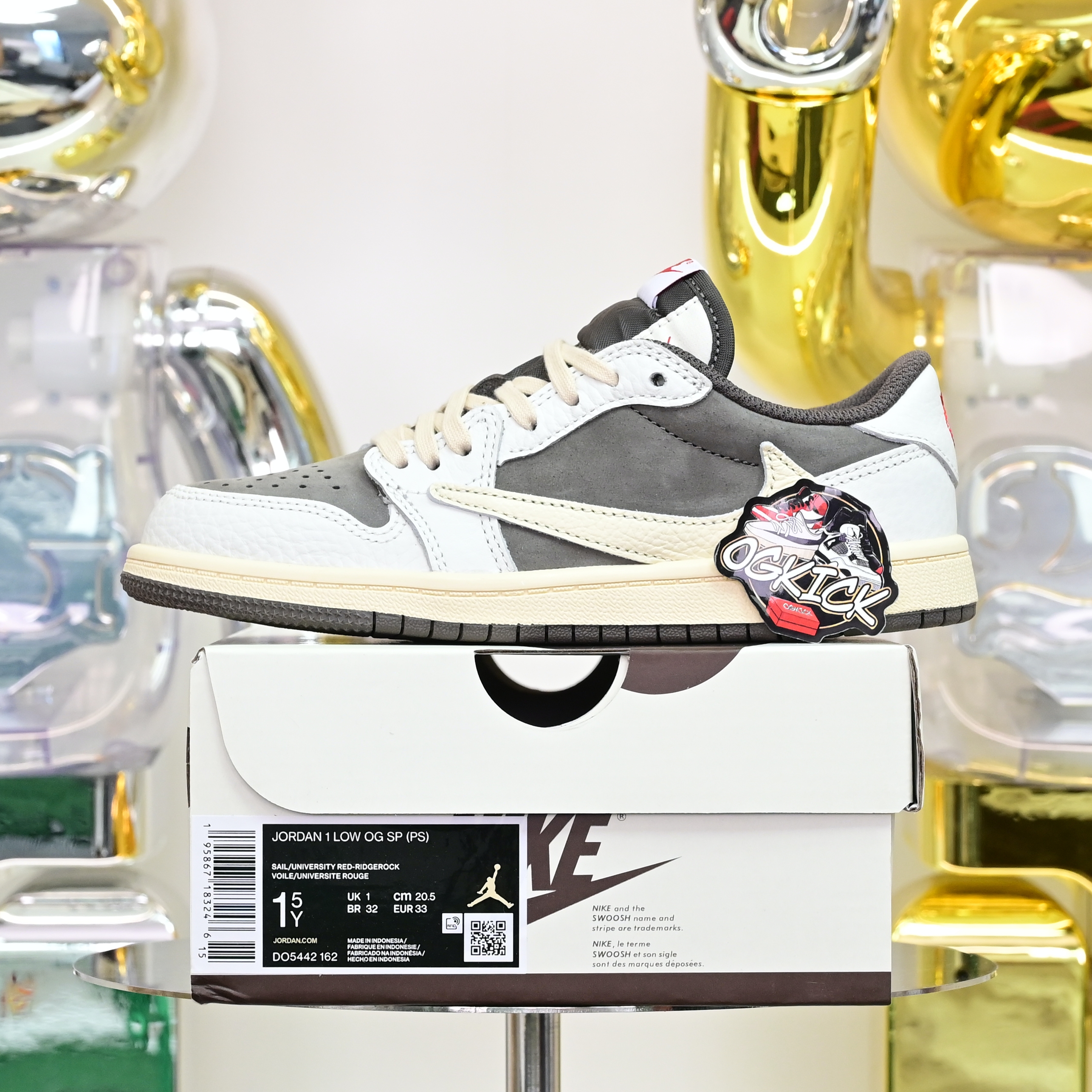 Kids Shoes Travis Scott x  Air Jordan 1 low og 
