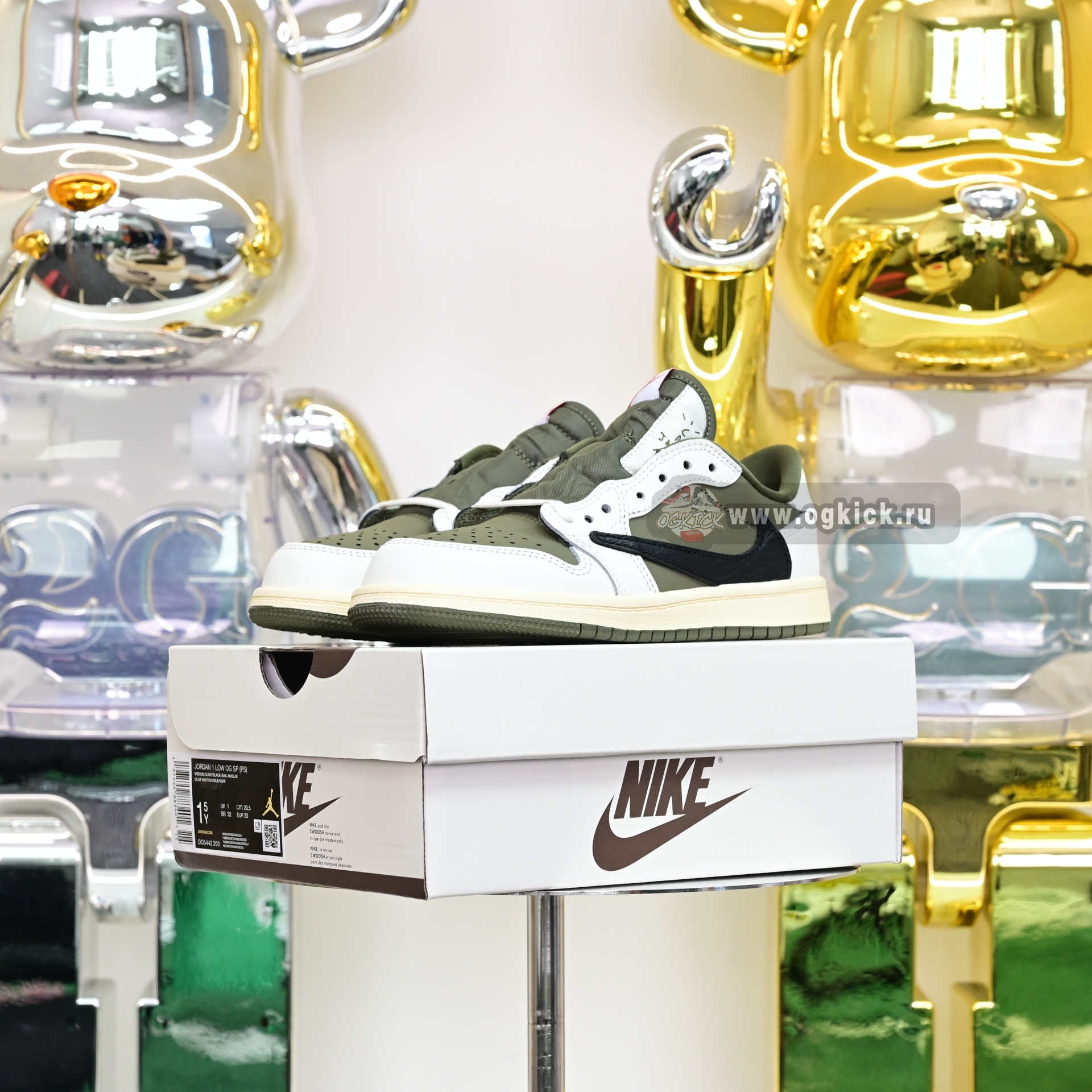 Kids Shoes Travis Scott x  Air Jordan 1 Low OG SP DO5442-200