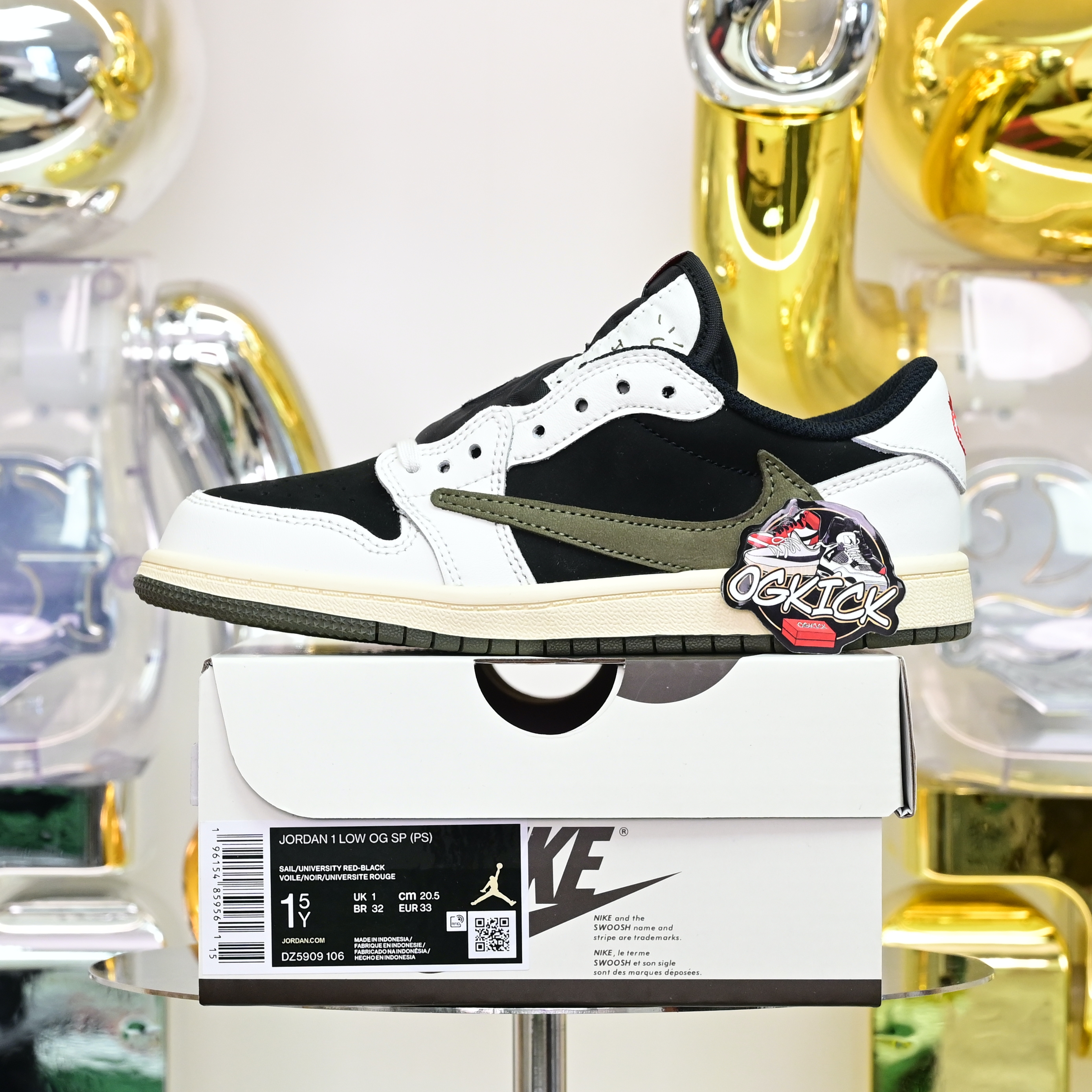 Kids Shoes  Travis Scott x Air Jordan 1 Low OG 