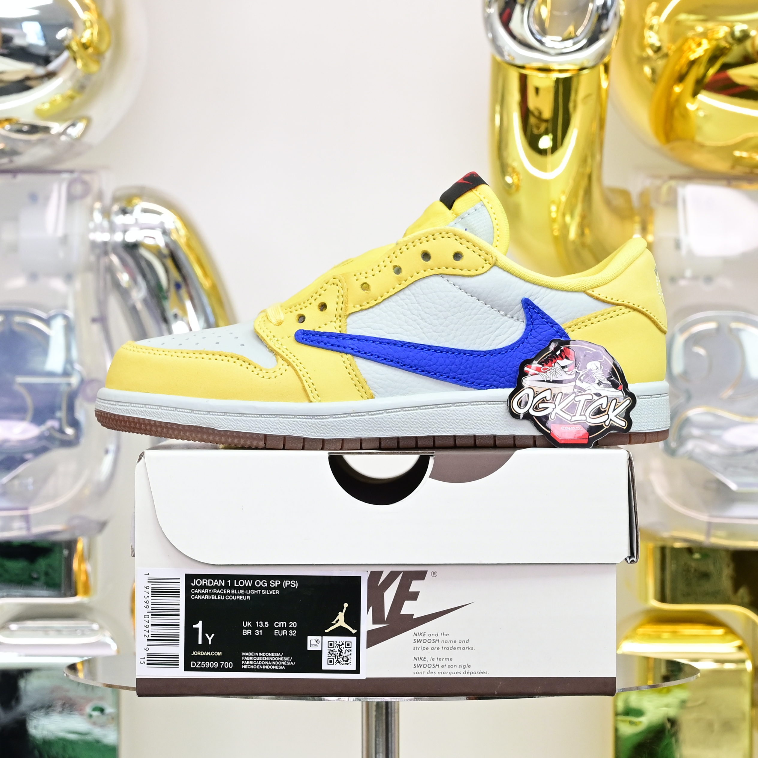 Kids Shoes Travis Scott x Air Jordan 1 Retro Low OG DZ5909-700