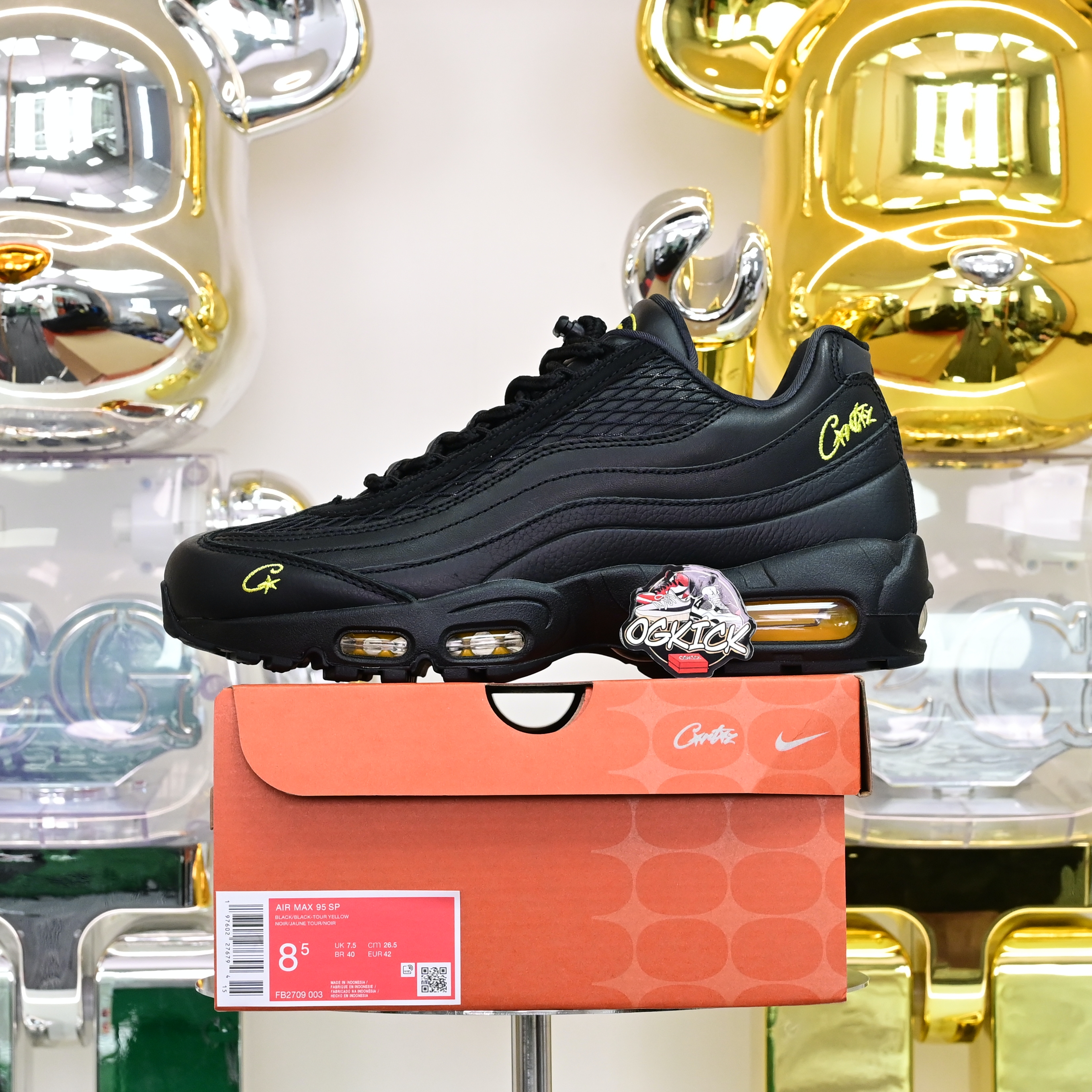 Corteiz x Nike Air Max 95 Tour Yellow  FB2709-003