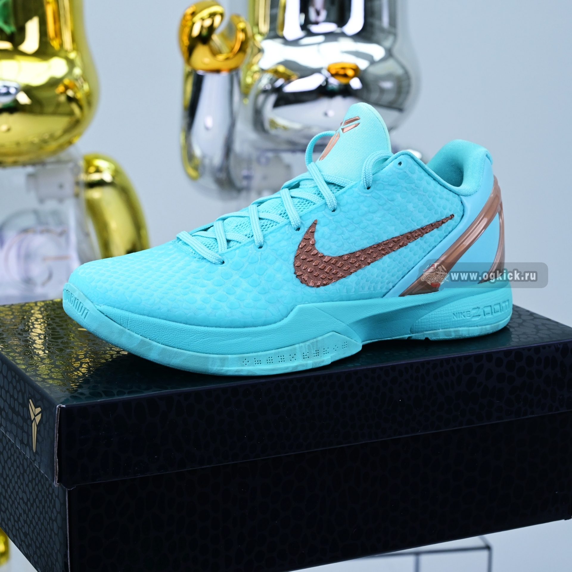 Jalen Brunson x Nike Zoom Kobe 6 Protro Statue of Liberty PE  IQ5774-300