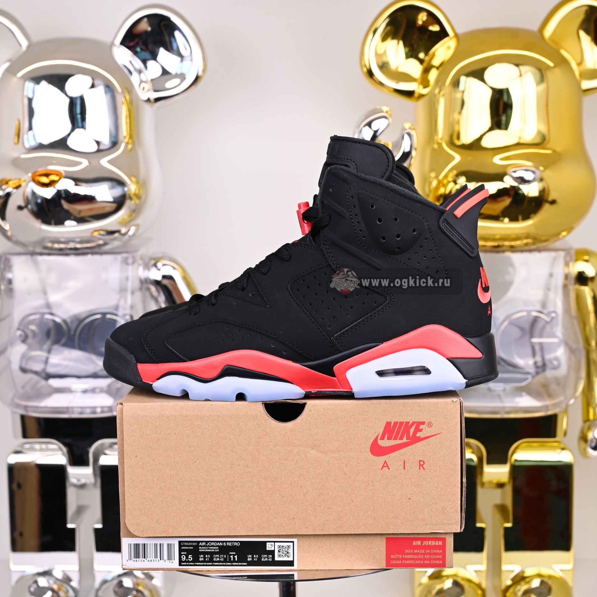 Air Jordan 6 OG“Infrared” CT8529-001